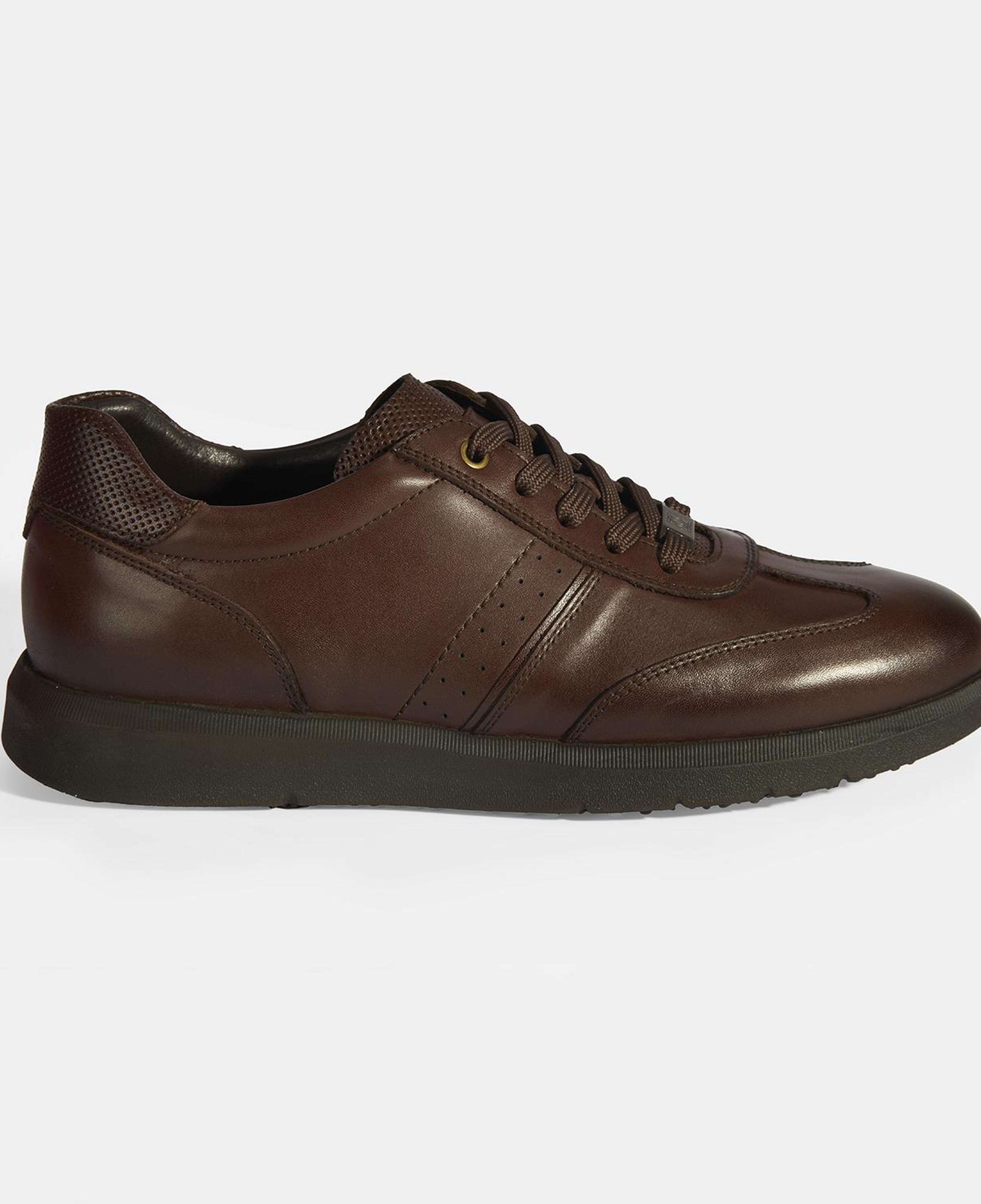 Erkek Kahve DesaComfort Bağcıklı Deri Günlük Ayakkabı