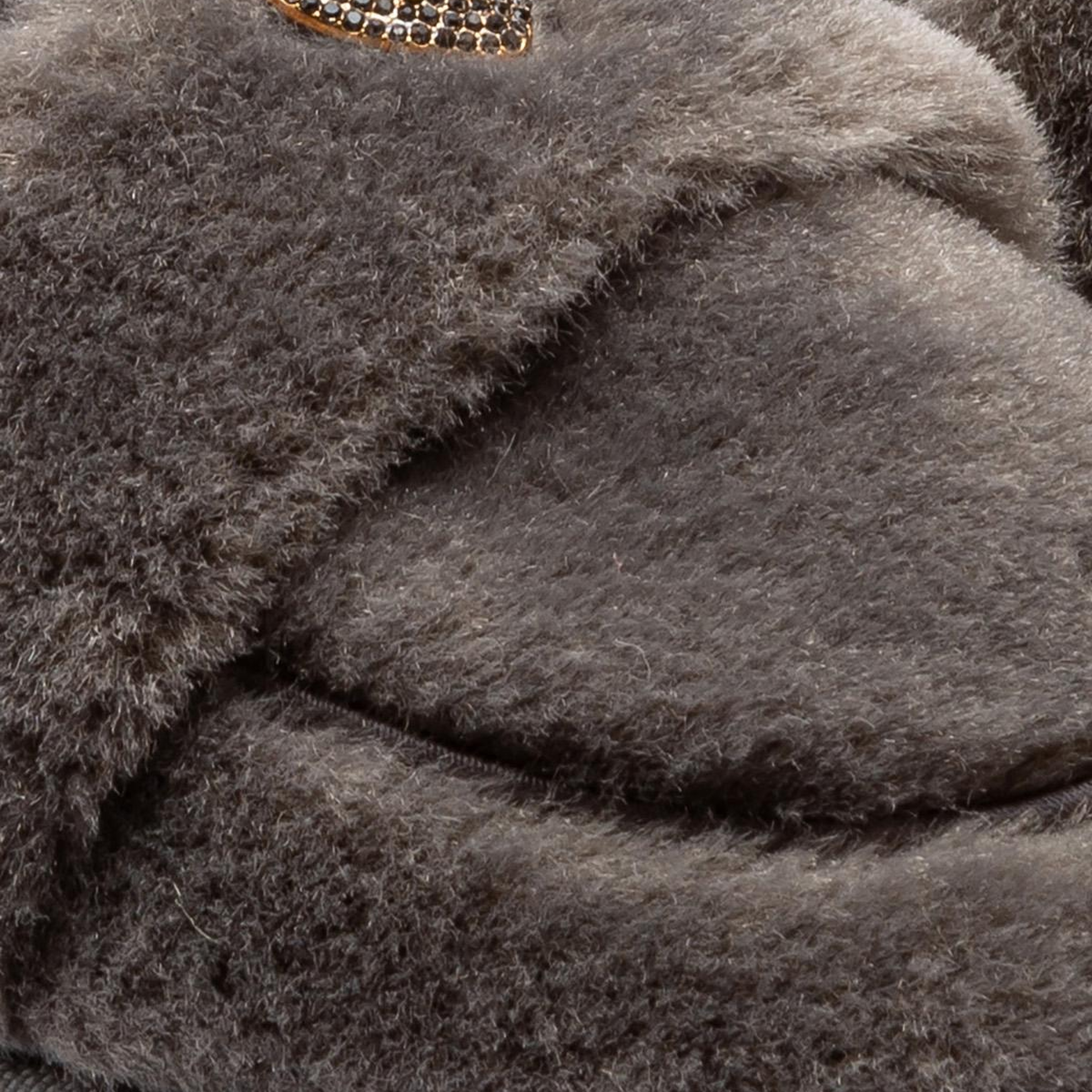 Mammy Peluş Kadın Ev Terliği Gri 37/41