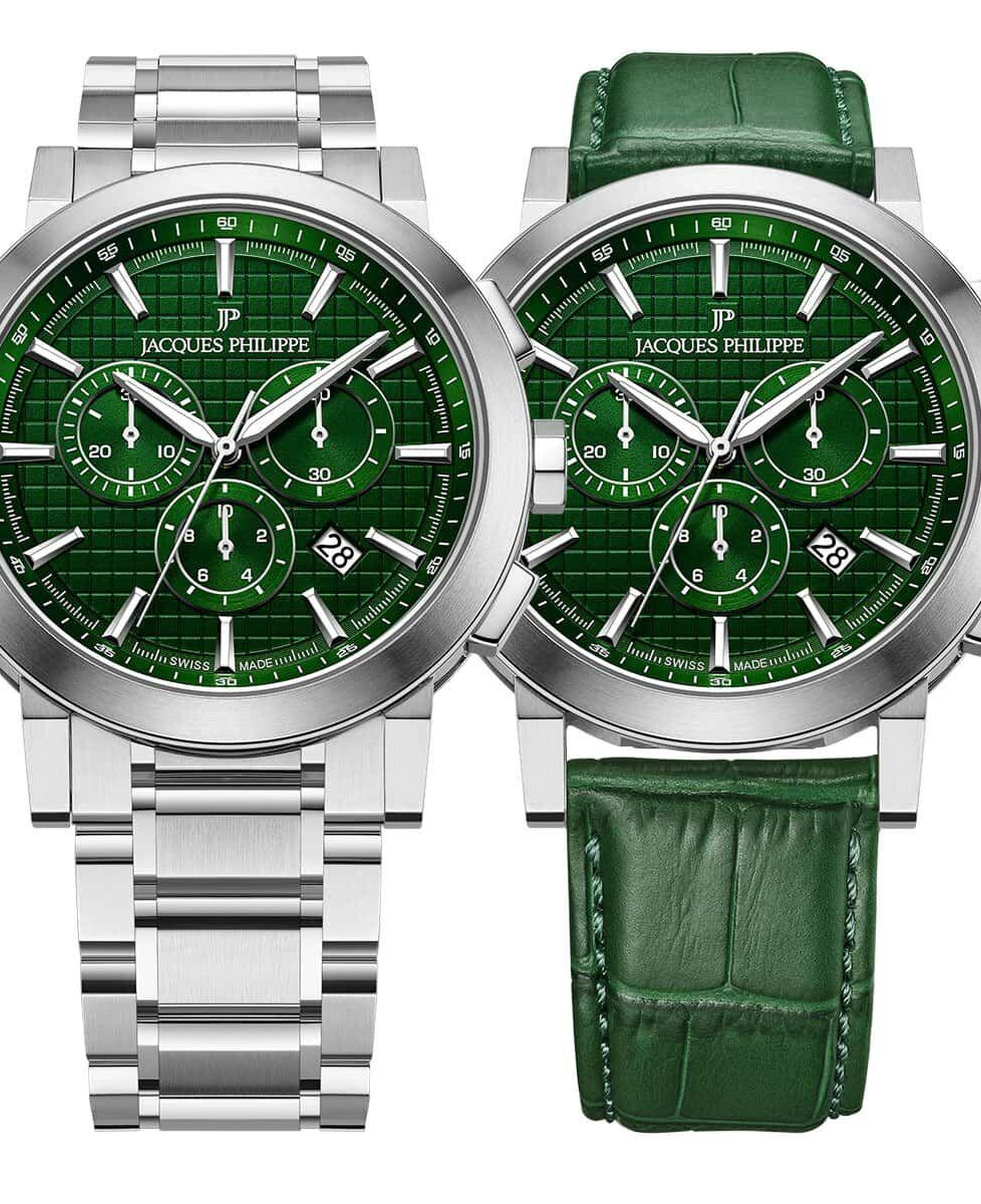 Jacques Philippe JPQGC1713X6XS Erkek Kol Saati ve Yedek Kordon