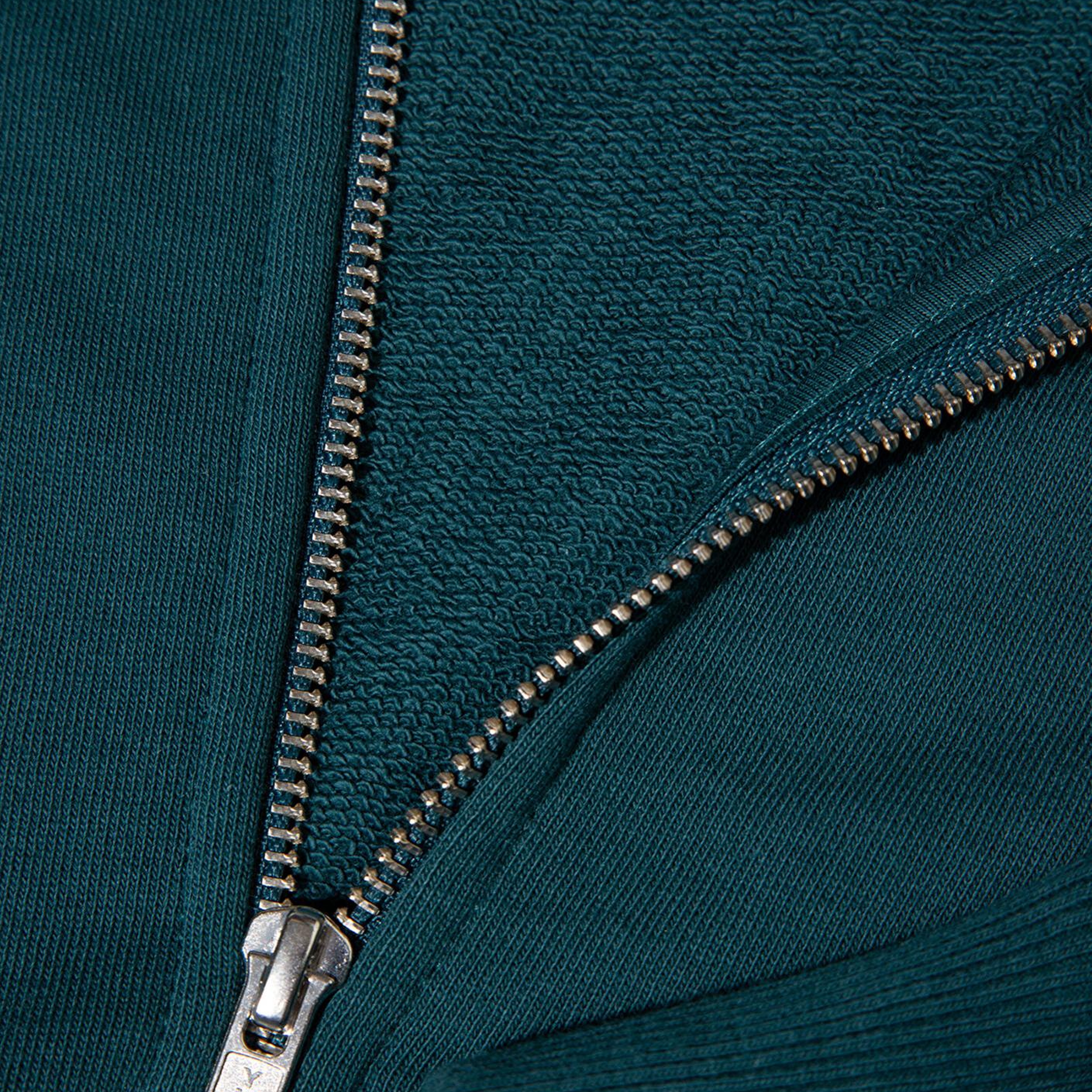 Mavi Kapüşonlu Fermuarlı Yeşil Sweatshirt 0S10372-87831