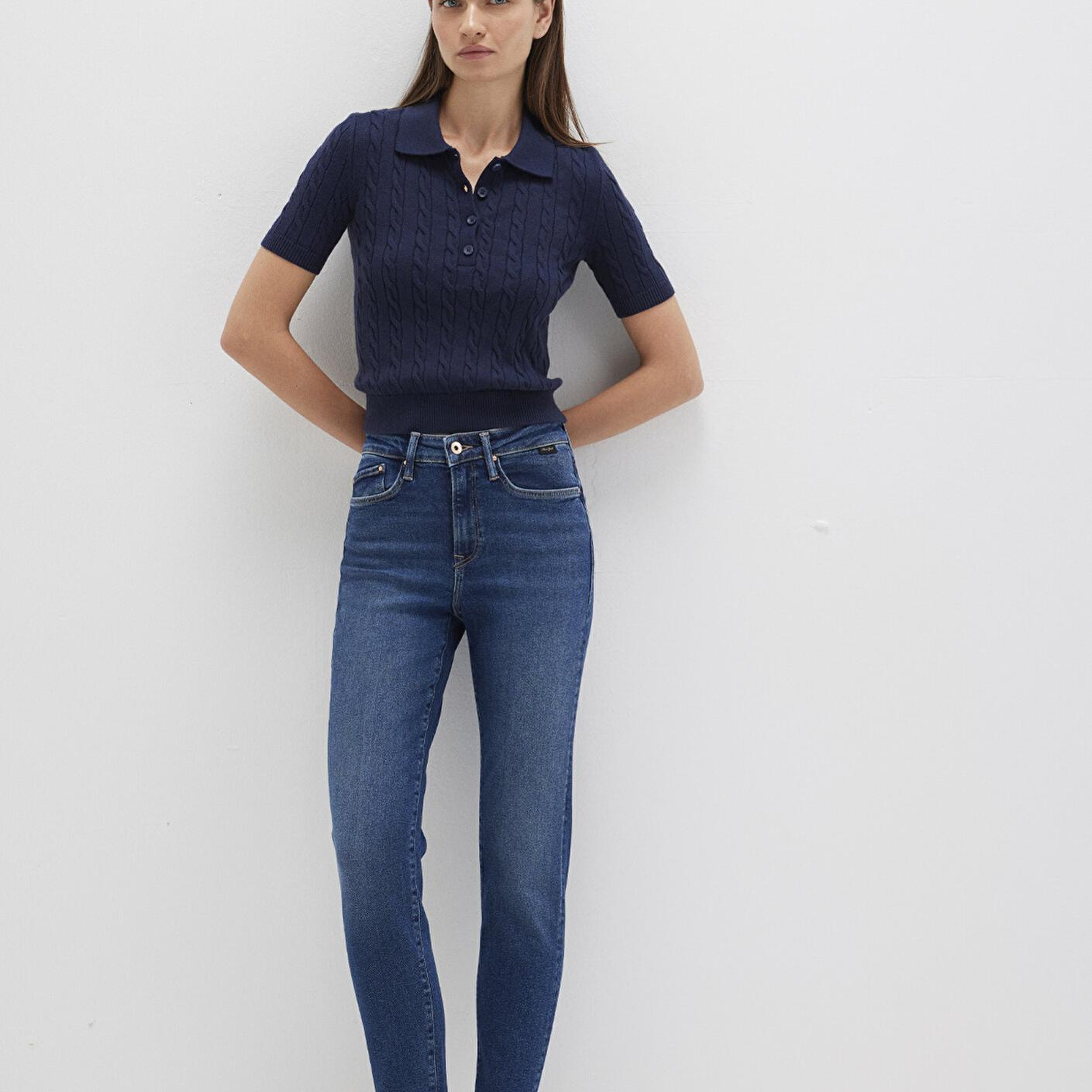 Mavi Cindy Gold Shape Koyu Mavi Jean Pantolon 100277-33687