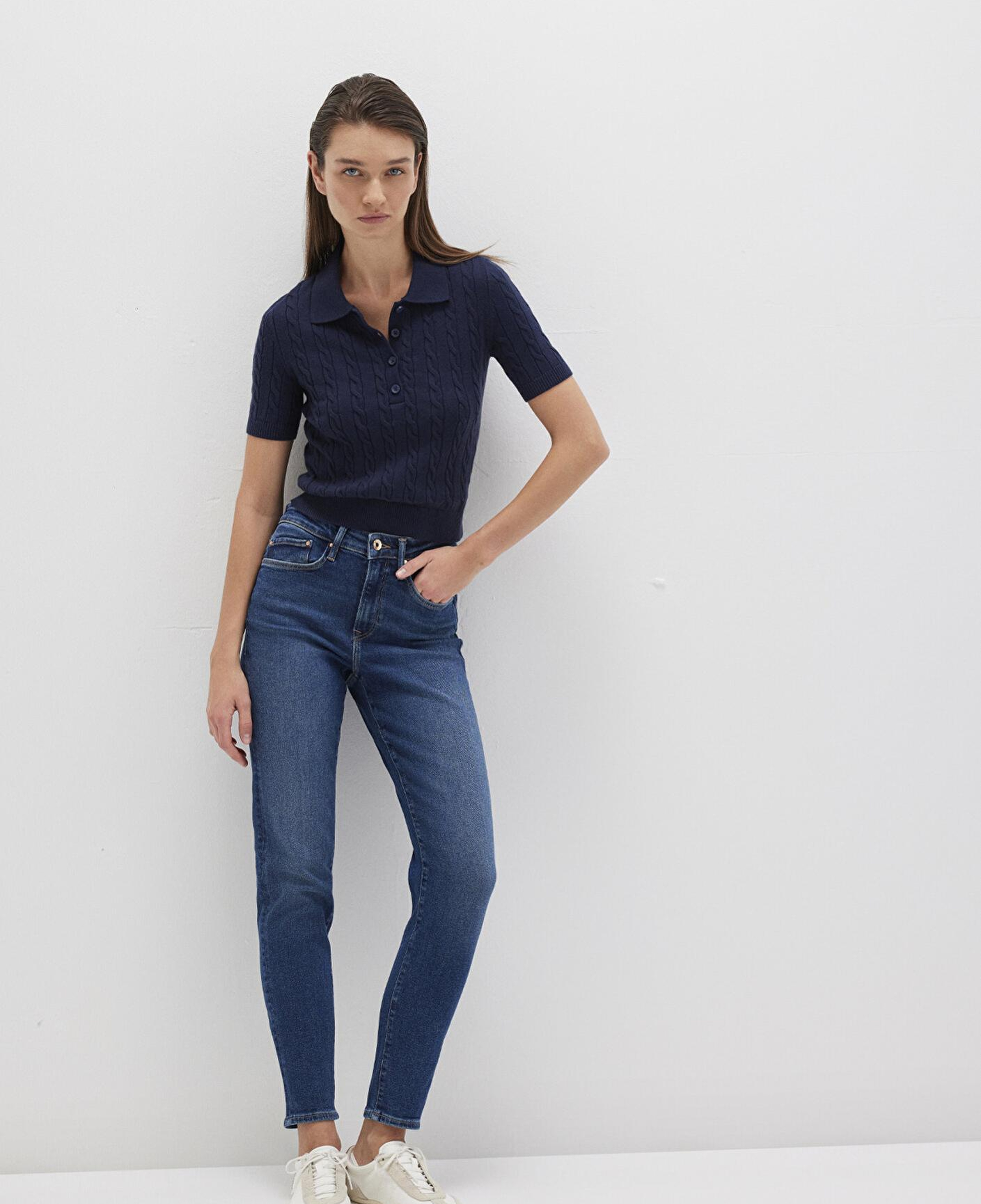 Mavi Cindy Gold Shape Koyu Mavi Jean Pantolon 100277-33687