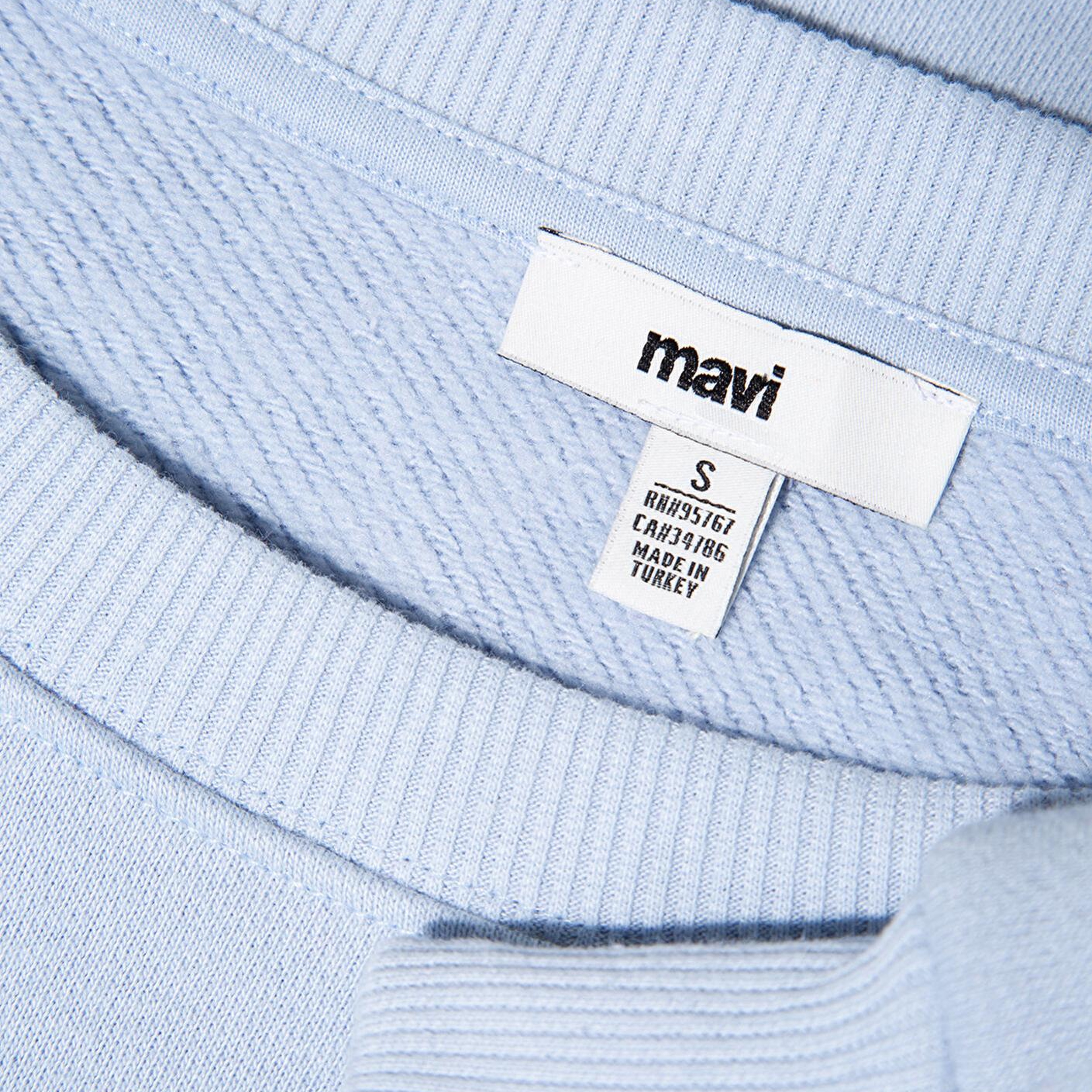 Mavi Mavi Logo Baskılı Mavi Sweatshirt 1S10419-70813