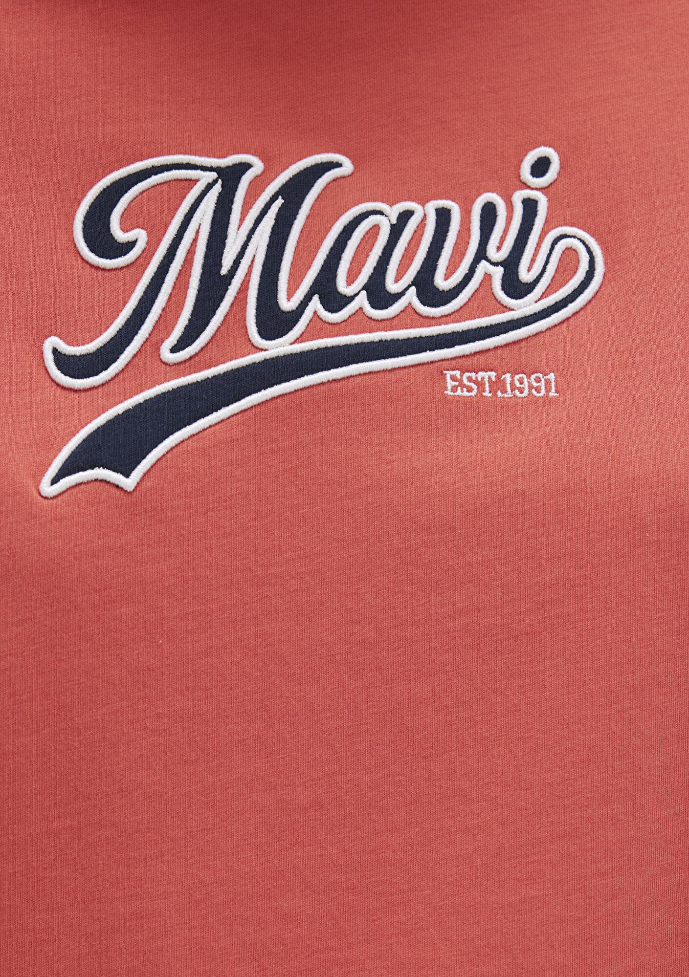 Mavi Mavi Logo Baskılı Turuncu Tişört Regular Fit / Normal Kesim 1613565-71076