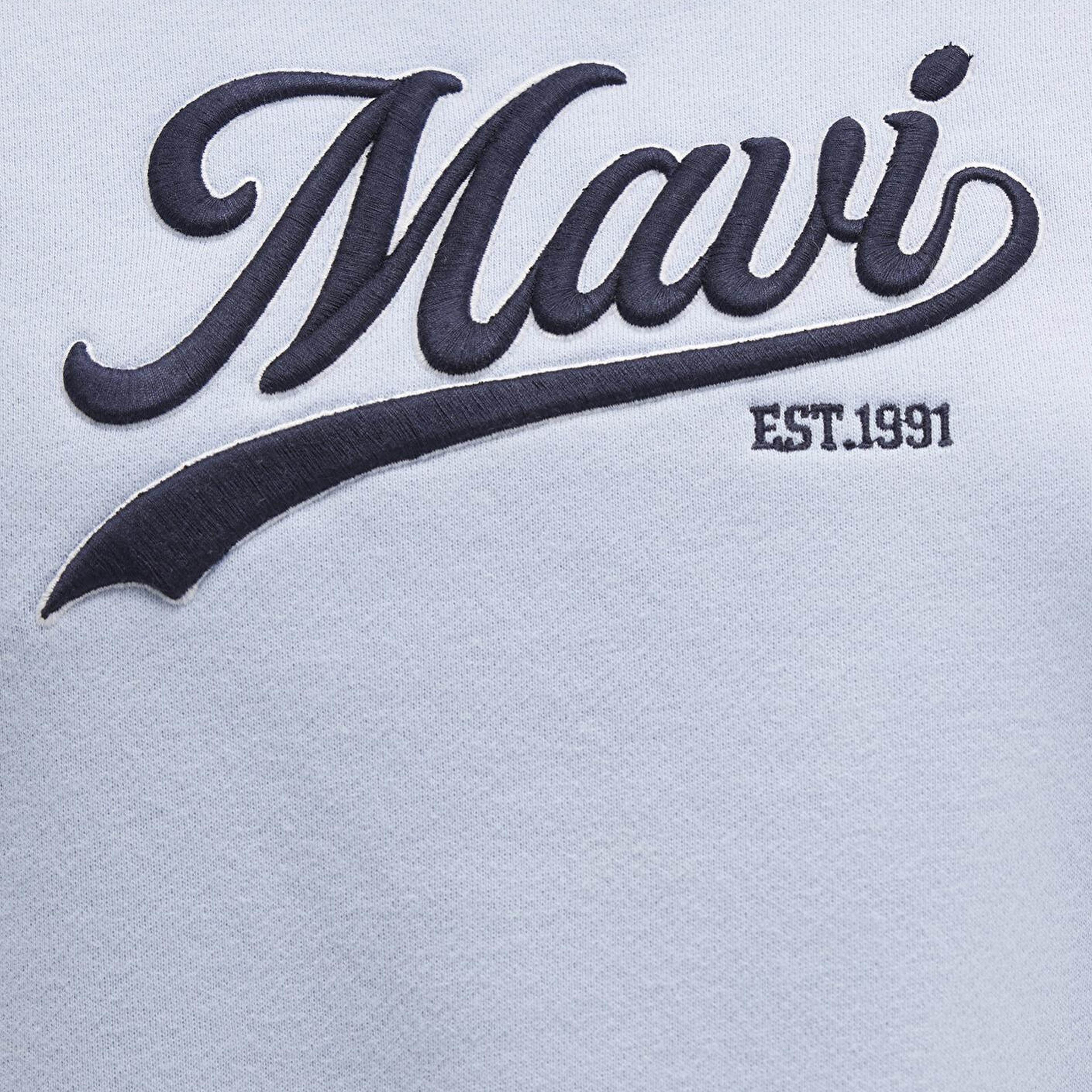 Mavi Mavi Logo Baskılı Mavi Sweatshirt 1S10419-70813