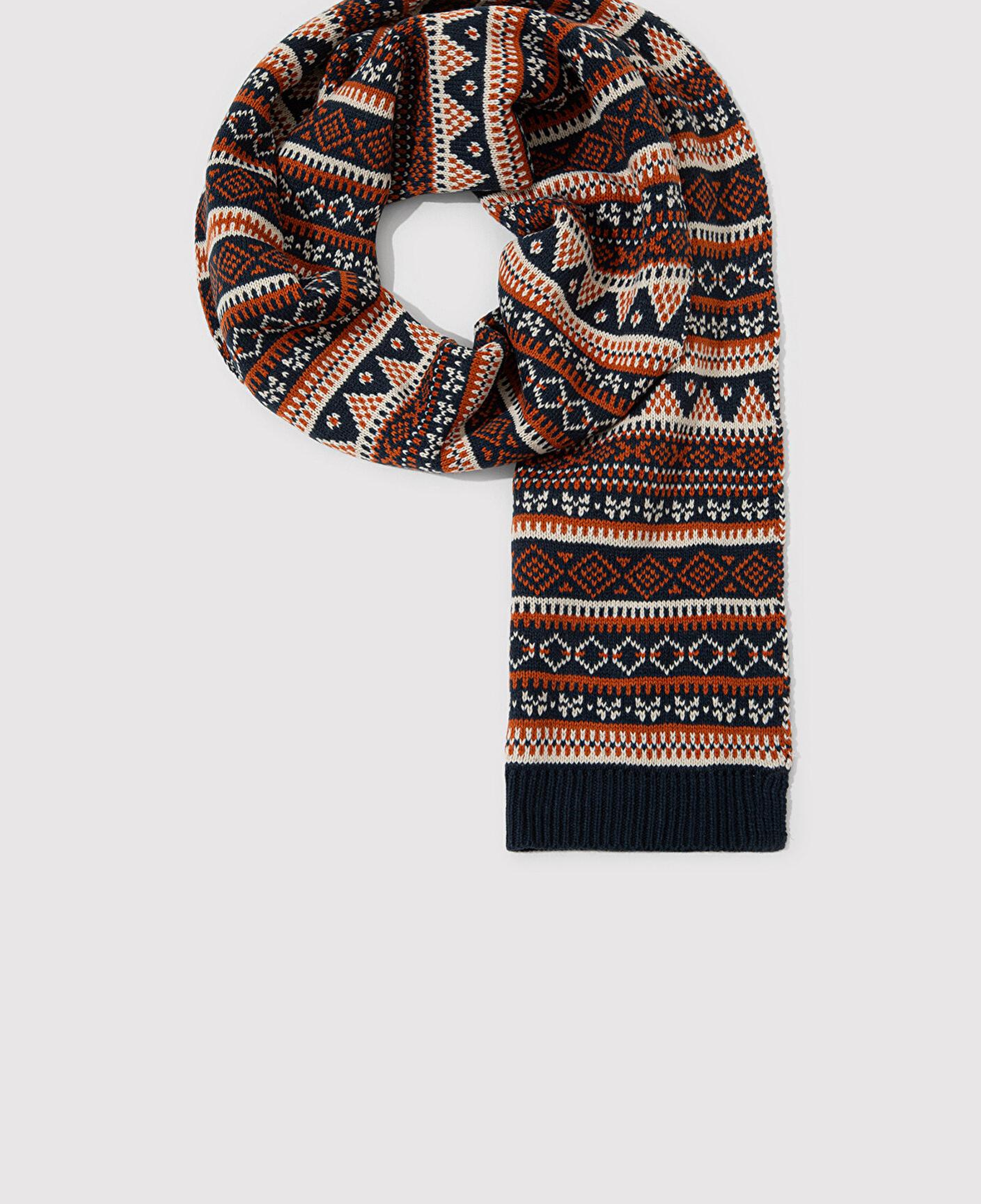 Mavi Desenli Atkı 0912026-32579