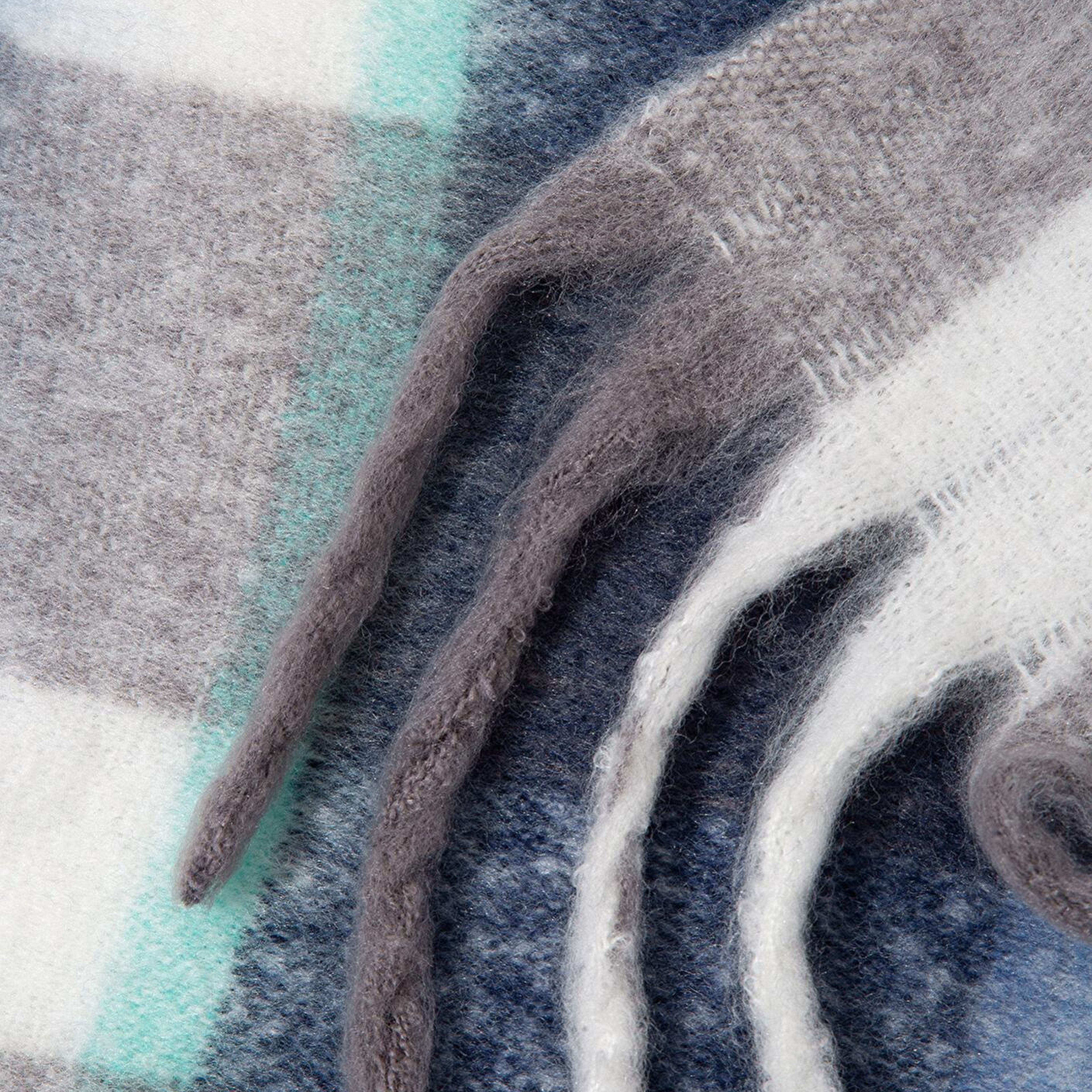 Mavi Kareli Mavi Atkı 0912014-22189