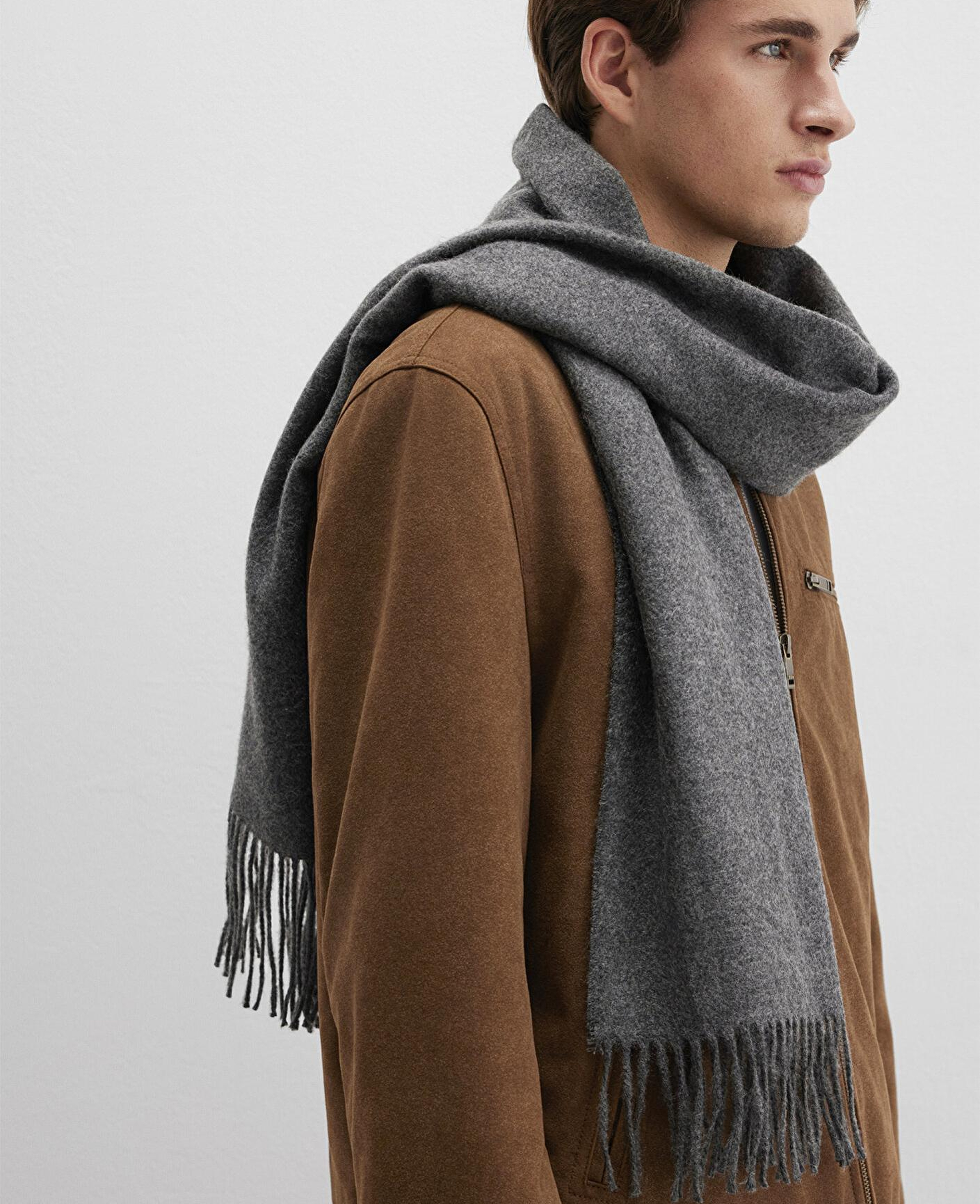 Mavi Antrasit Atkı 0912016-24674