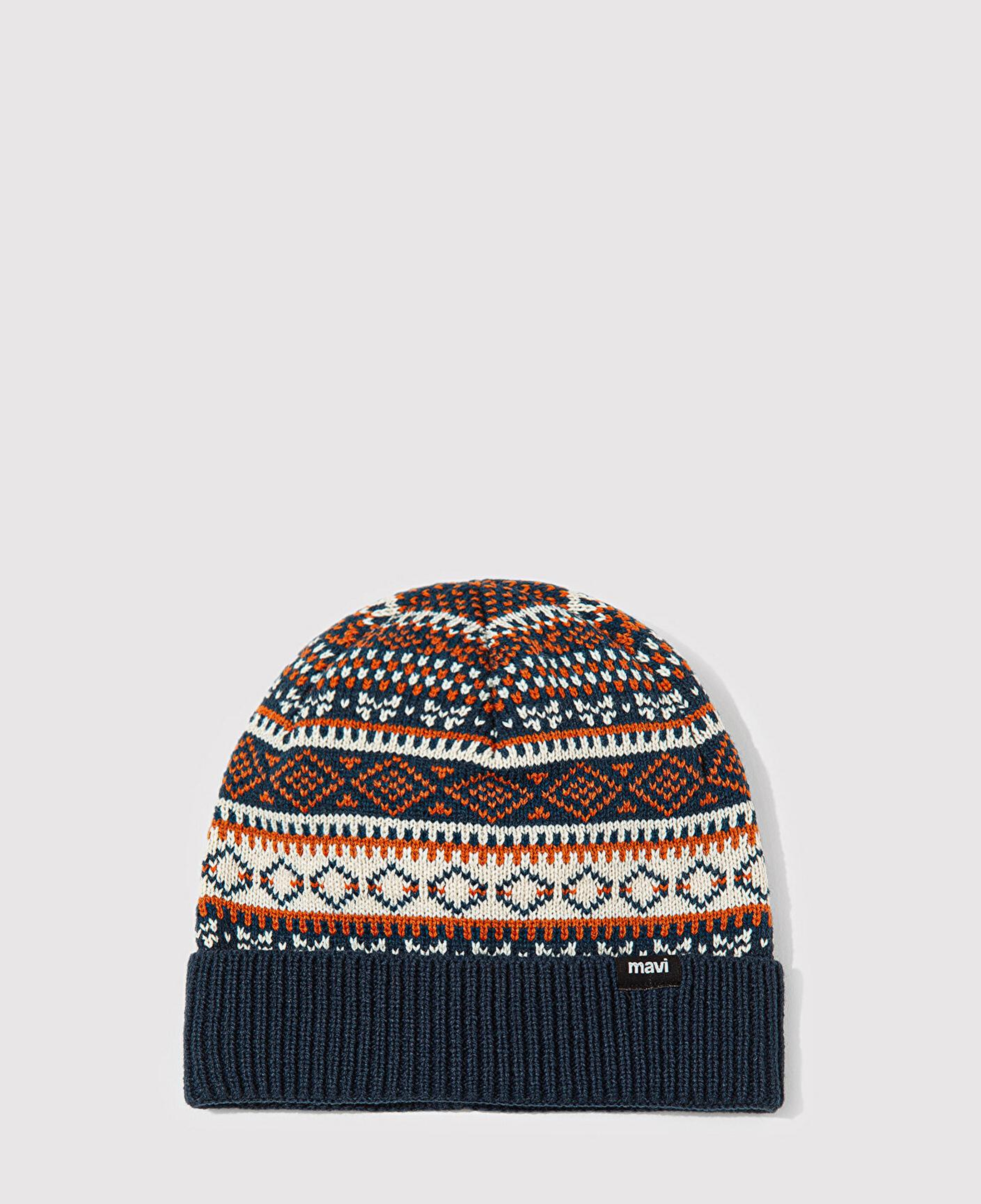 Mavi Desenli Bere 0912027-32579