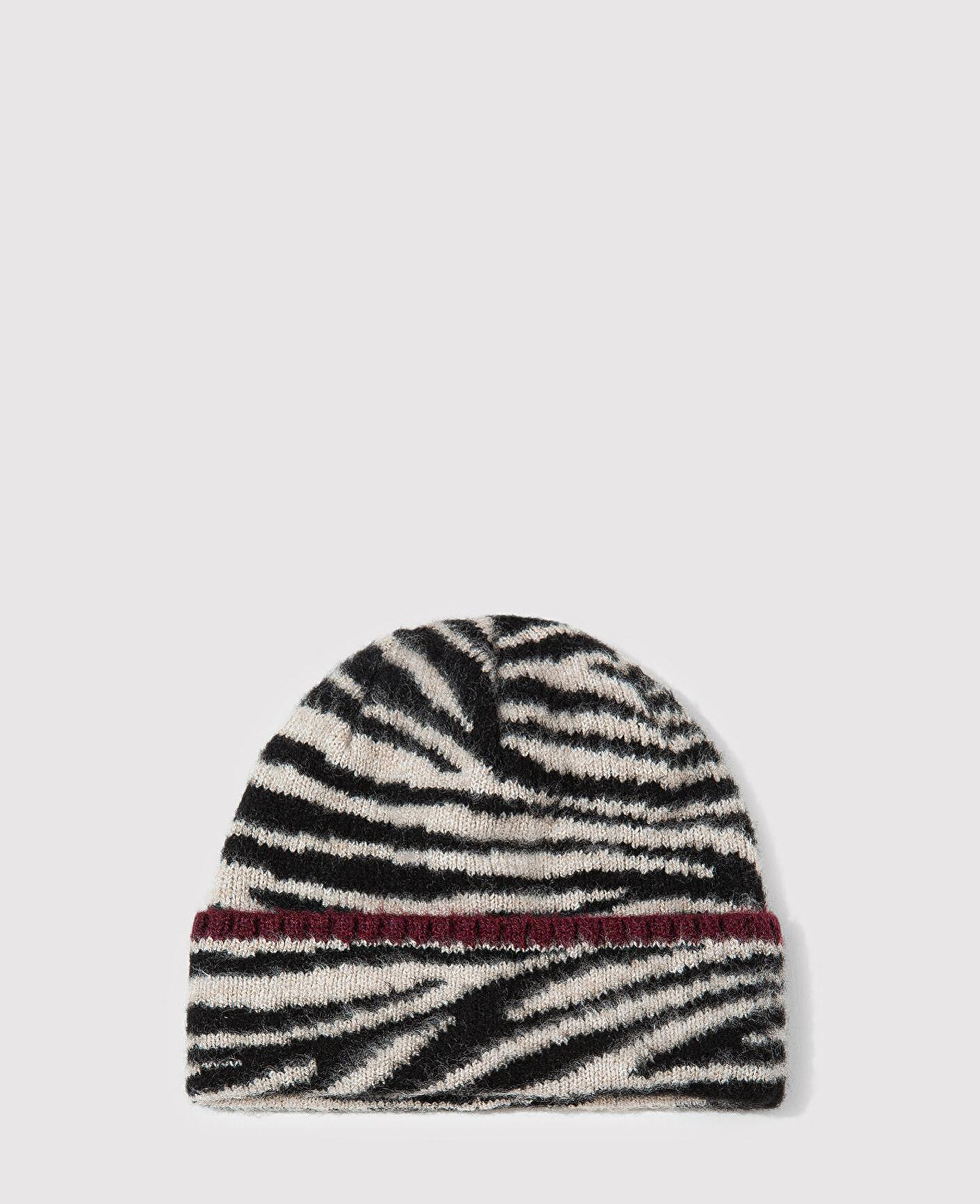 Mavi Zebra Baskılı Siyah Bere 1913612-900