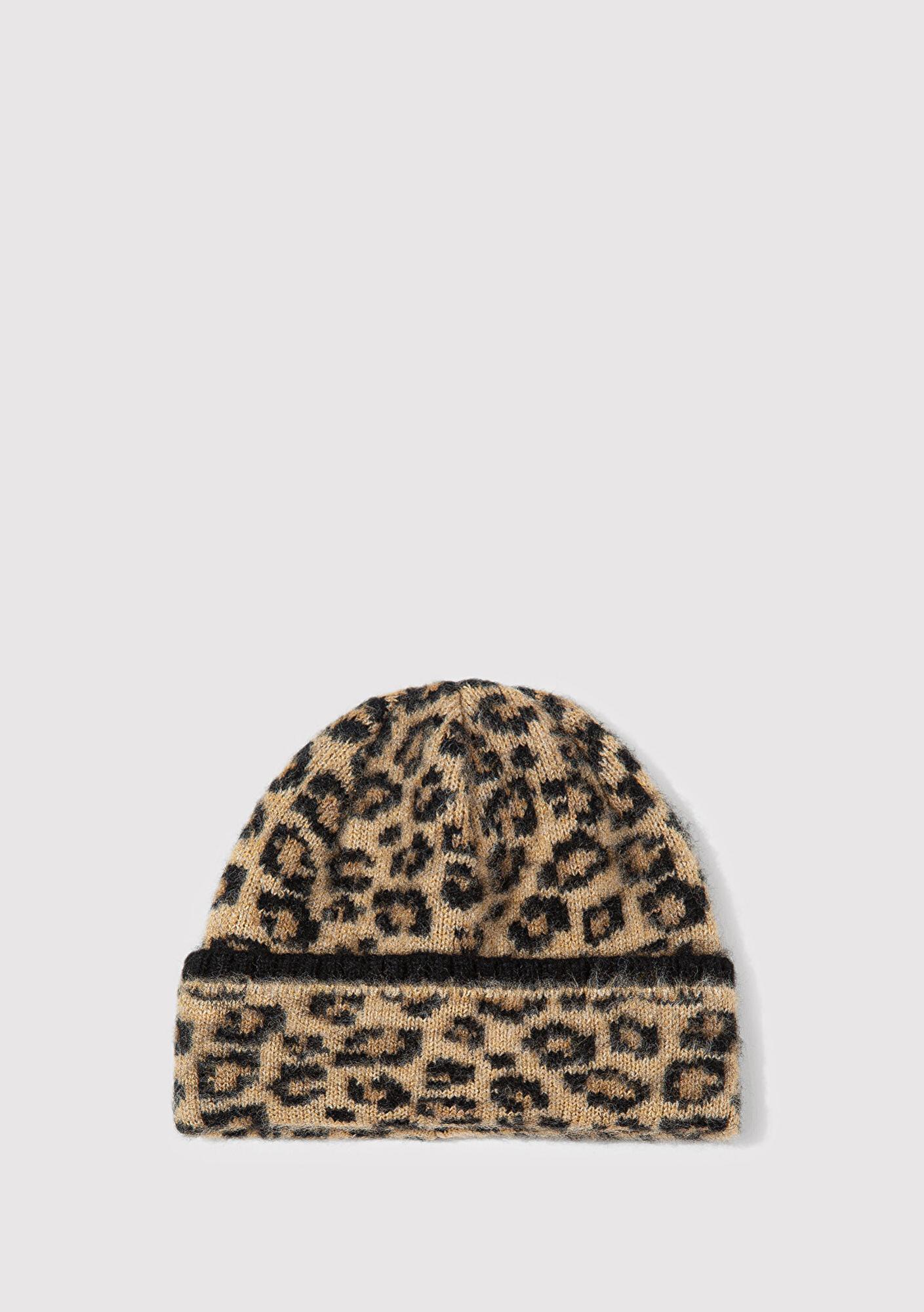 Mavi Leopar Desenli Bere 1913611-25818