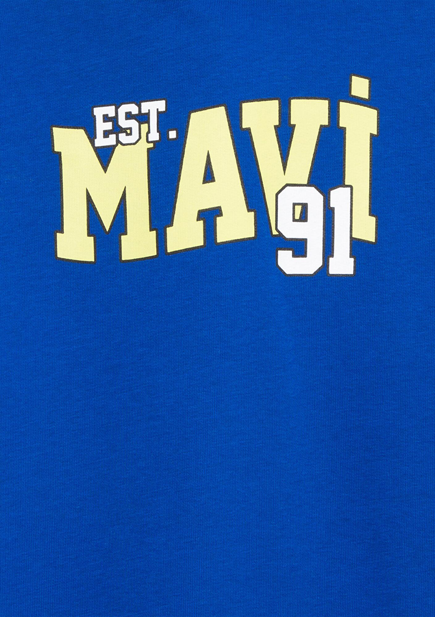 Mavi Mavi Baskılı Mavi Sweatshirt 6S10139-70576
