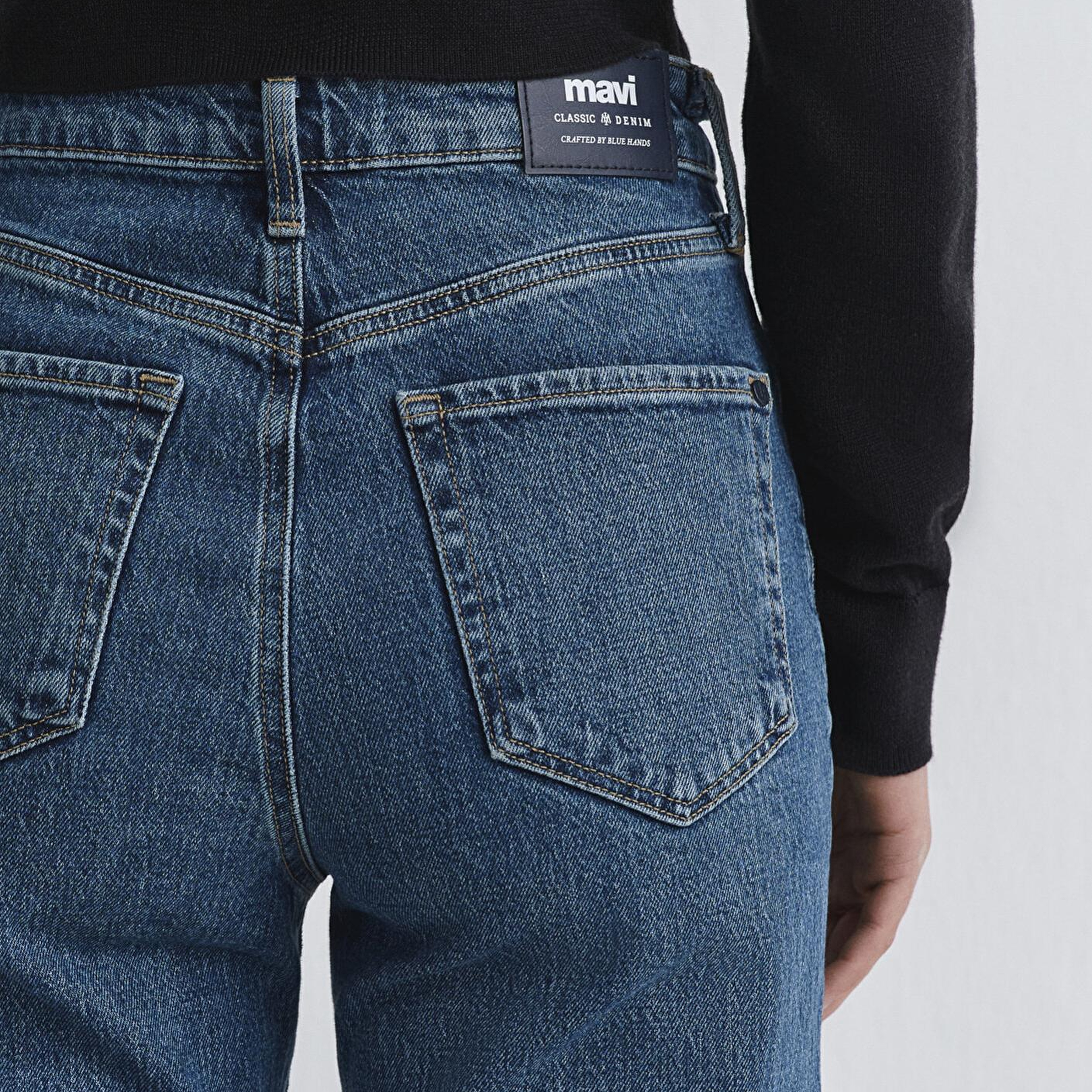 Mavi Sky Classic Denim Puslu Koyu Mavi Jean Pantolon 1010627-87925