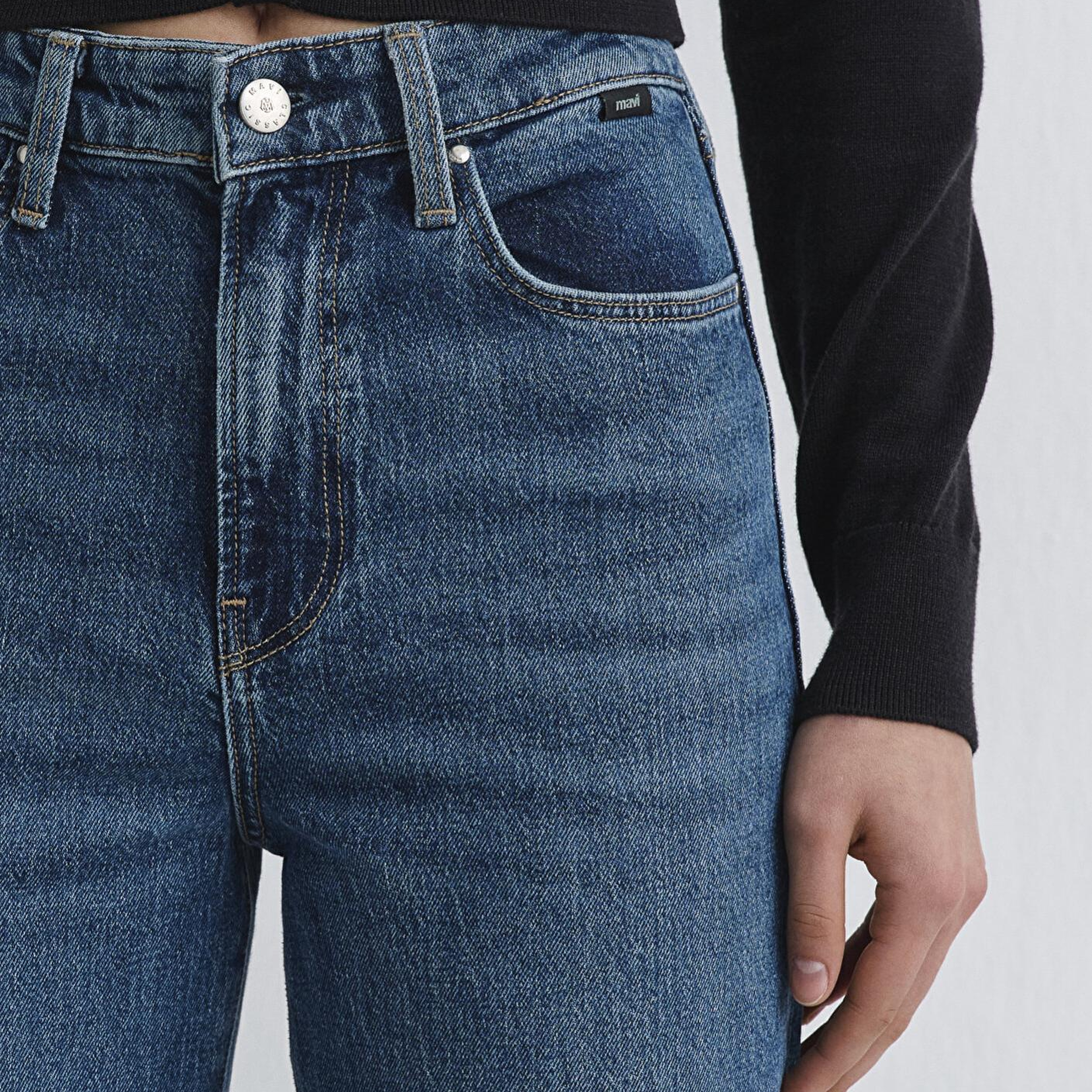 Mavi Sky Classic Denim Puslu Koyu Mavi Jean Pantolon 1010627-87925