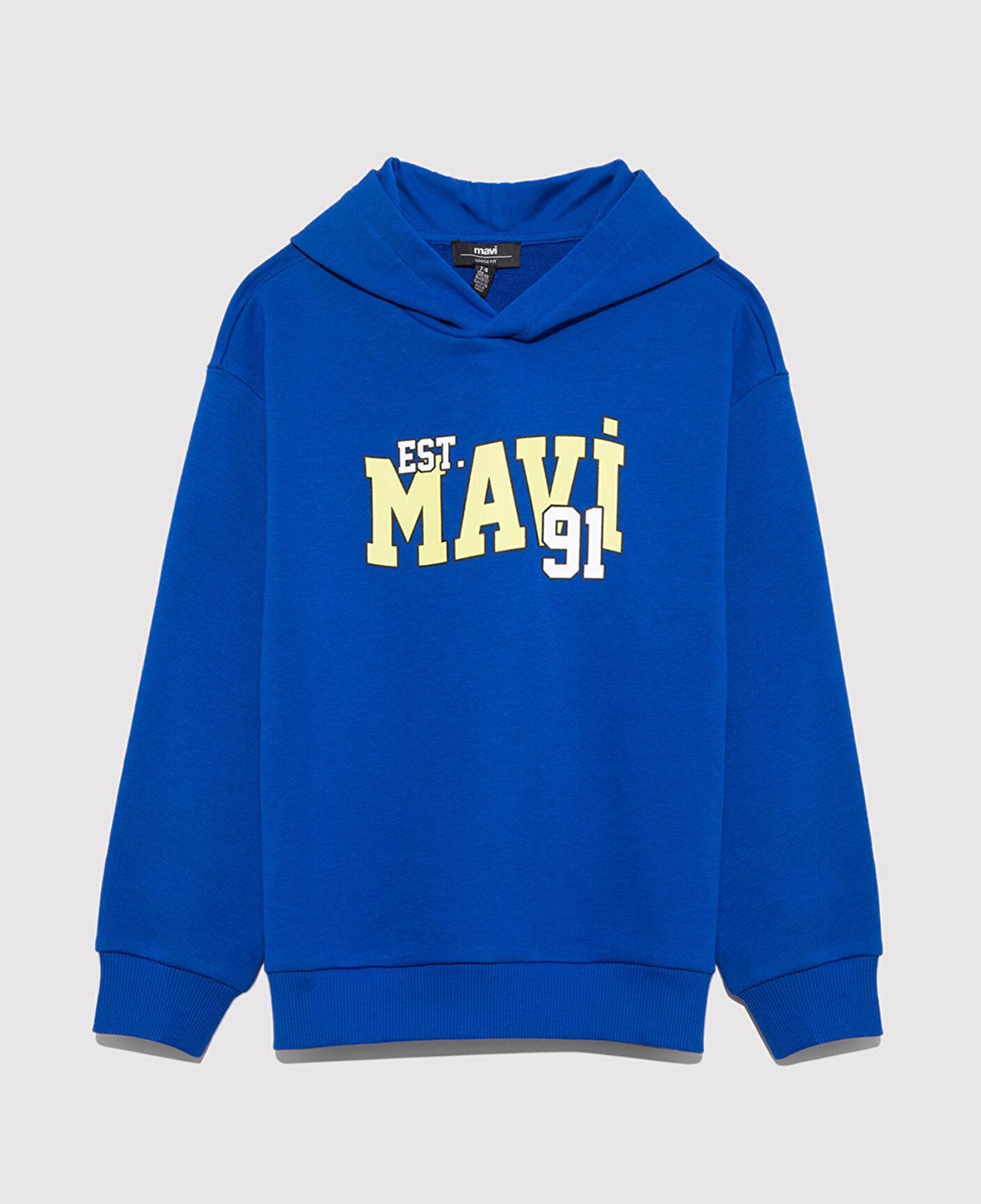 Mavi Mavi Baskılı Mavi Sweatshirt 6S10139-70576