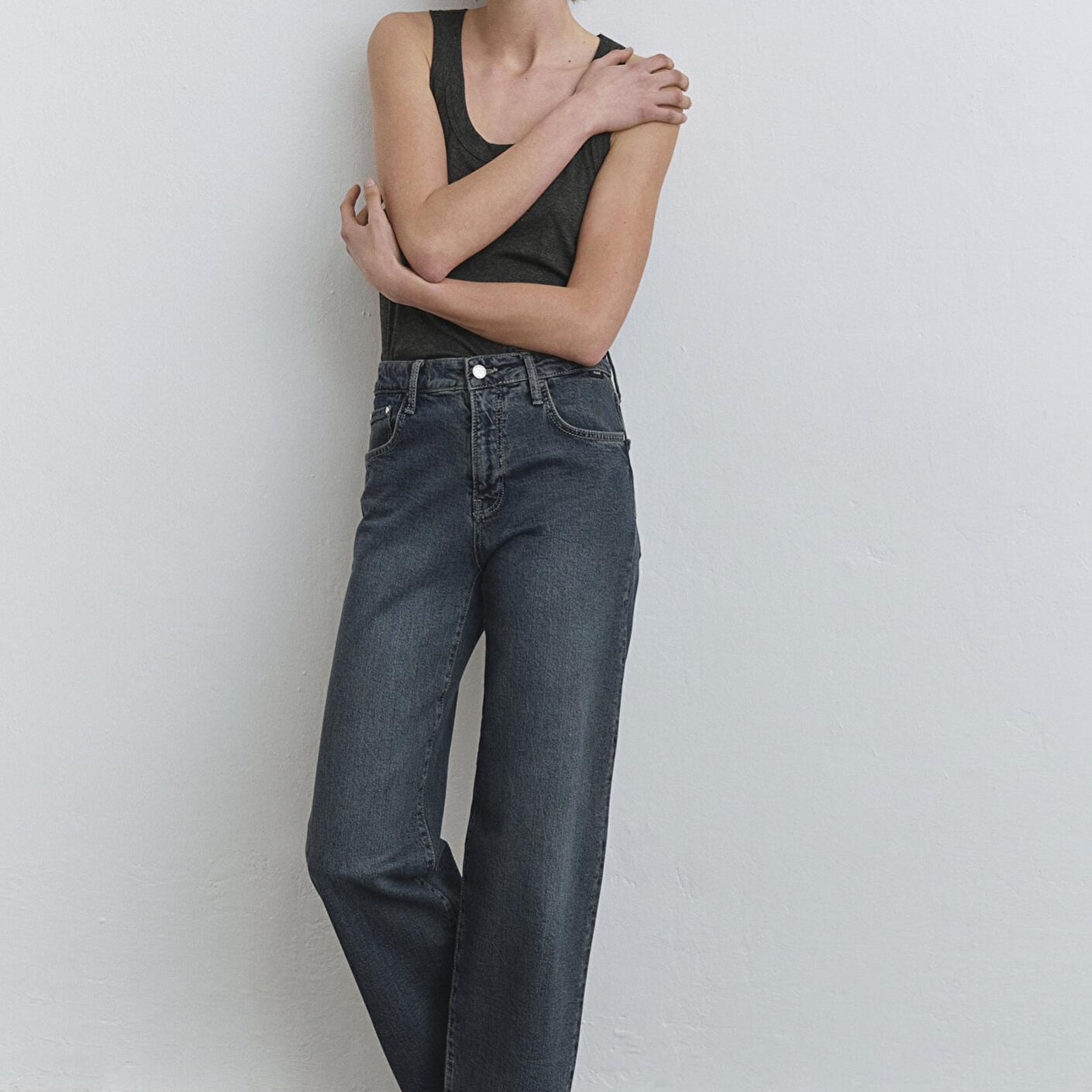 Mavi Leila Mavi Premium Gölgeli Koyu Mavi Jean Pantolon 1010600-89936