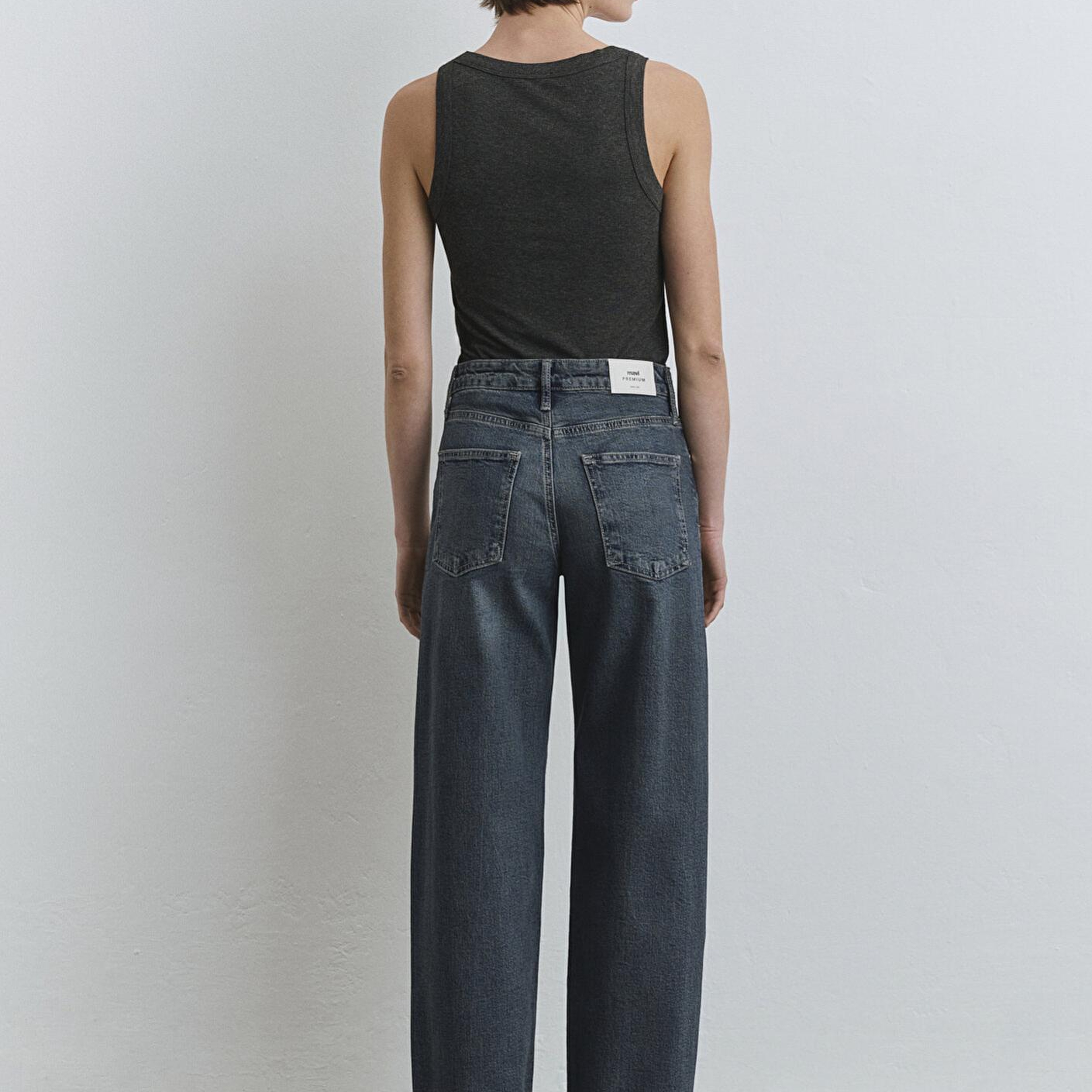 Mavi Leila Mavi Premium Gölgeli Koyu Mavi Jean Pantolon 1010600-89936