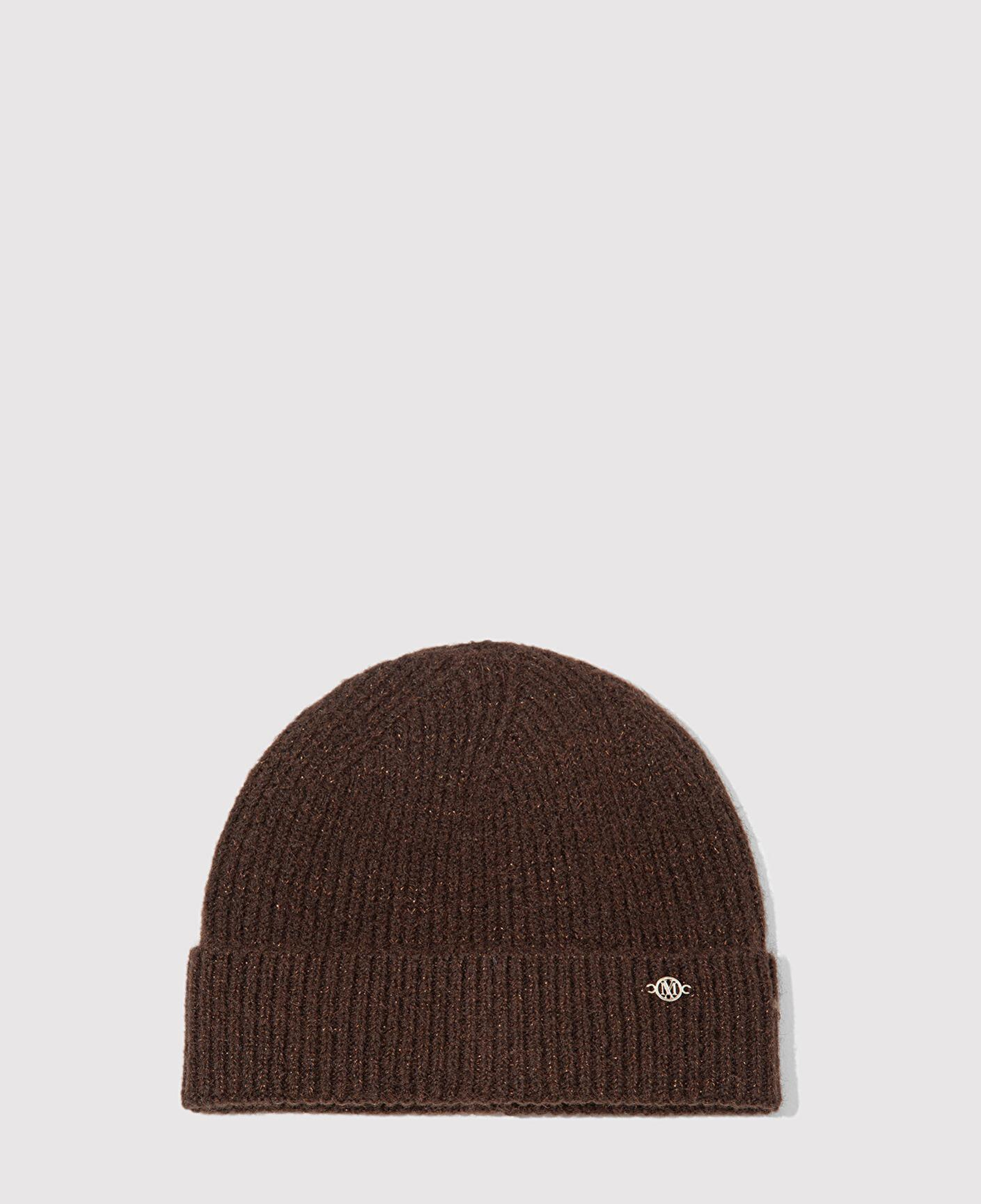 Mavi Yün Karışımlı Kahverengi Bere 1913608-26823