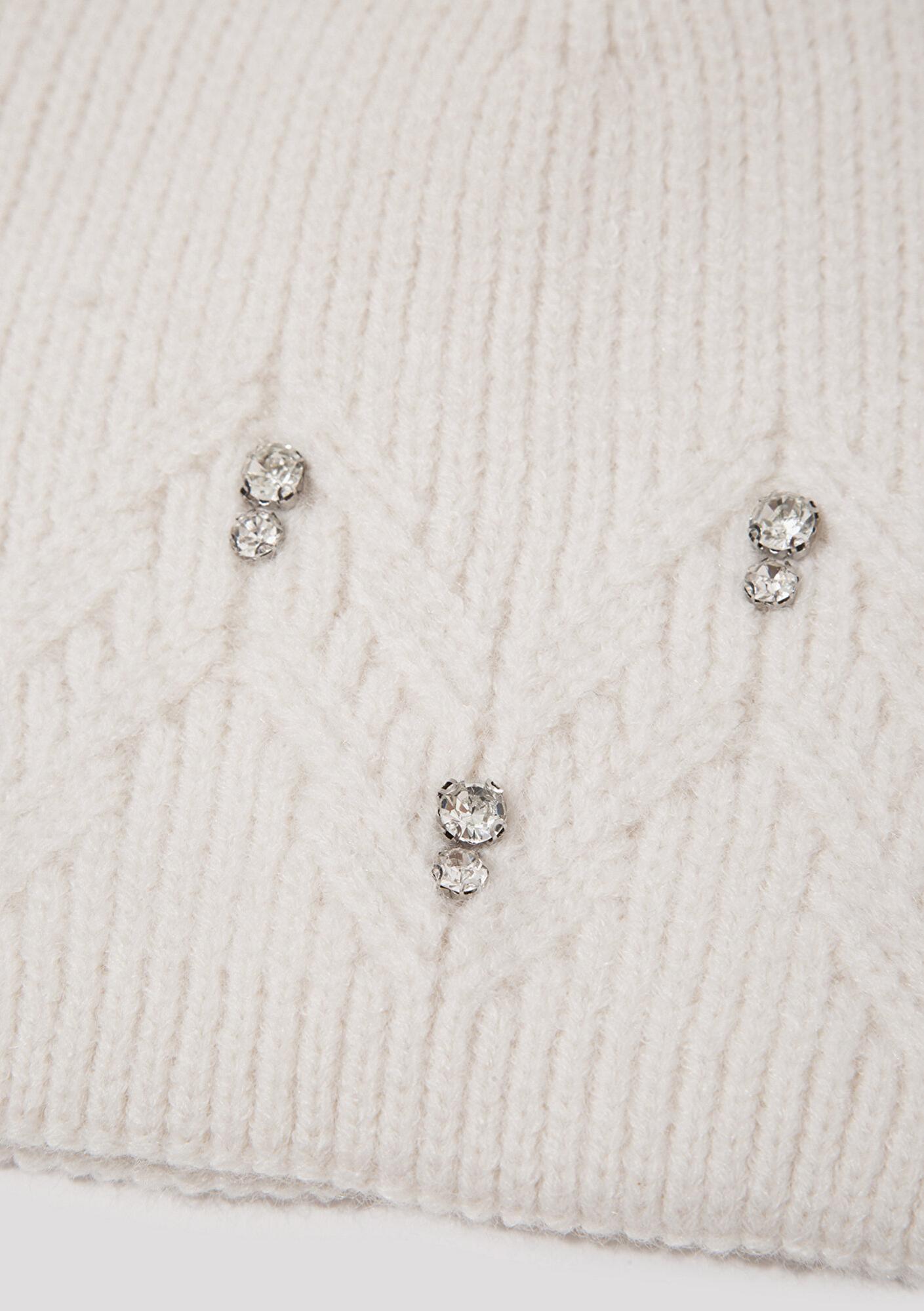 Mavi Ponponlu Ekru Bere 1913606-70048