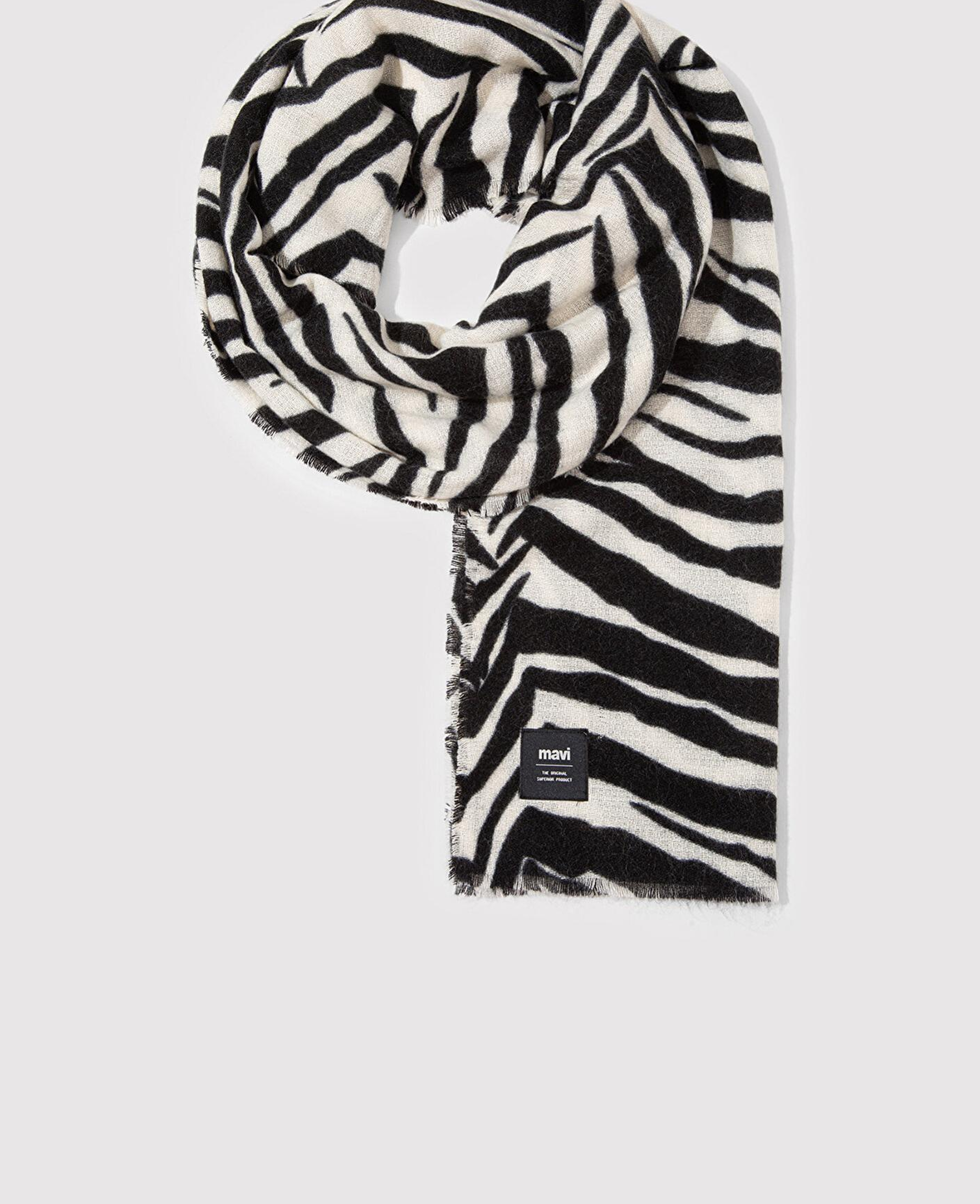 Mavi Zebra Desenli Atkı 1913598-900