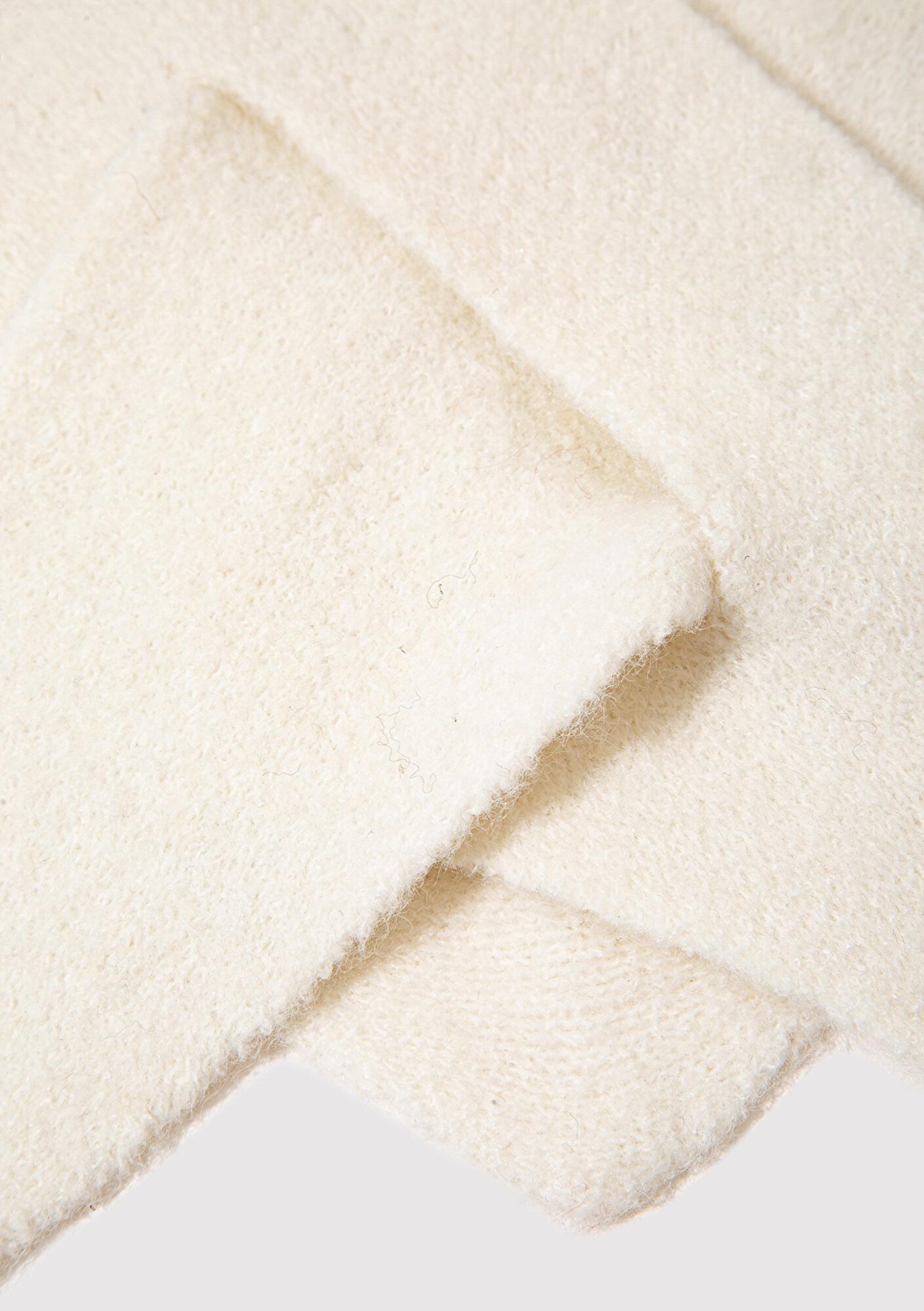 Mavi Yün Karışımlı Ekru Atkı 1913589-34523