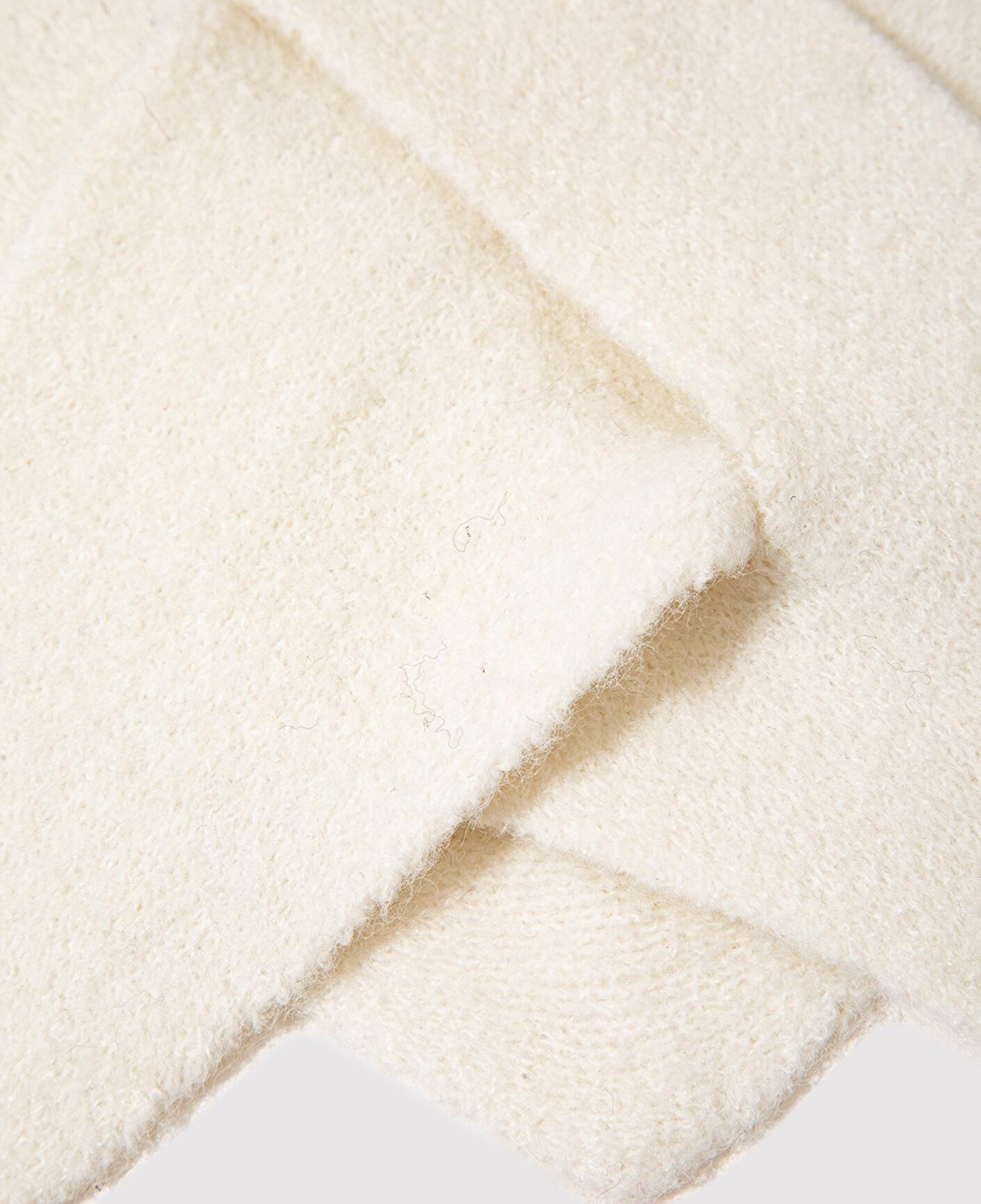 Mavi Yün Karışımlı Ekru Atkı 1913589-34523