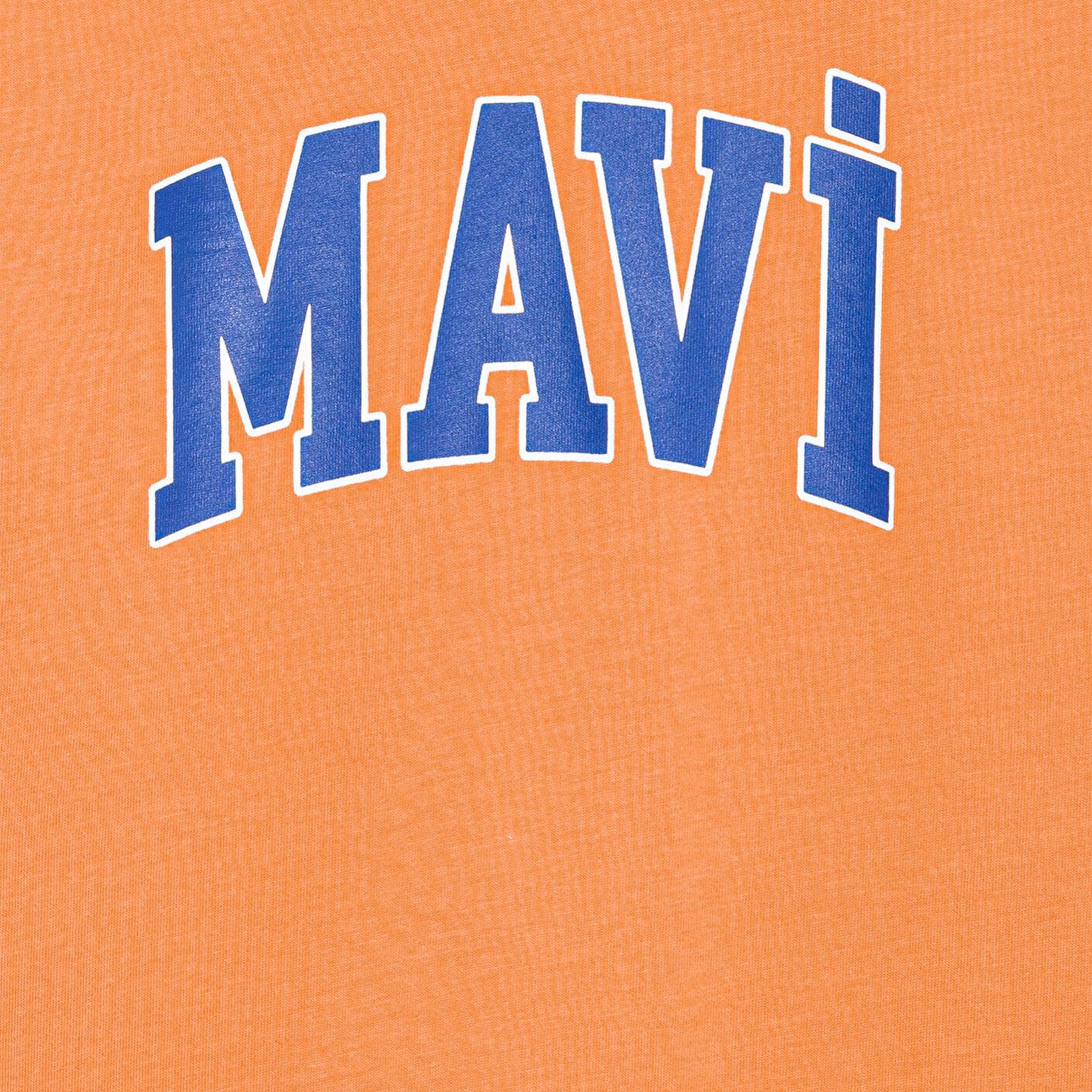 Mavi Mavi Logo Baskılı Turuncu Tişört Regular Fit / Normal Kesim 6610030-71421