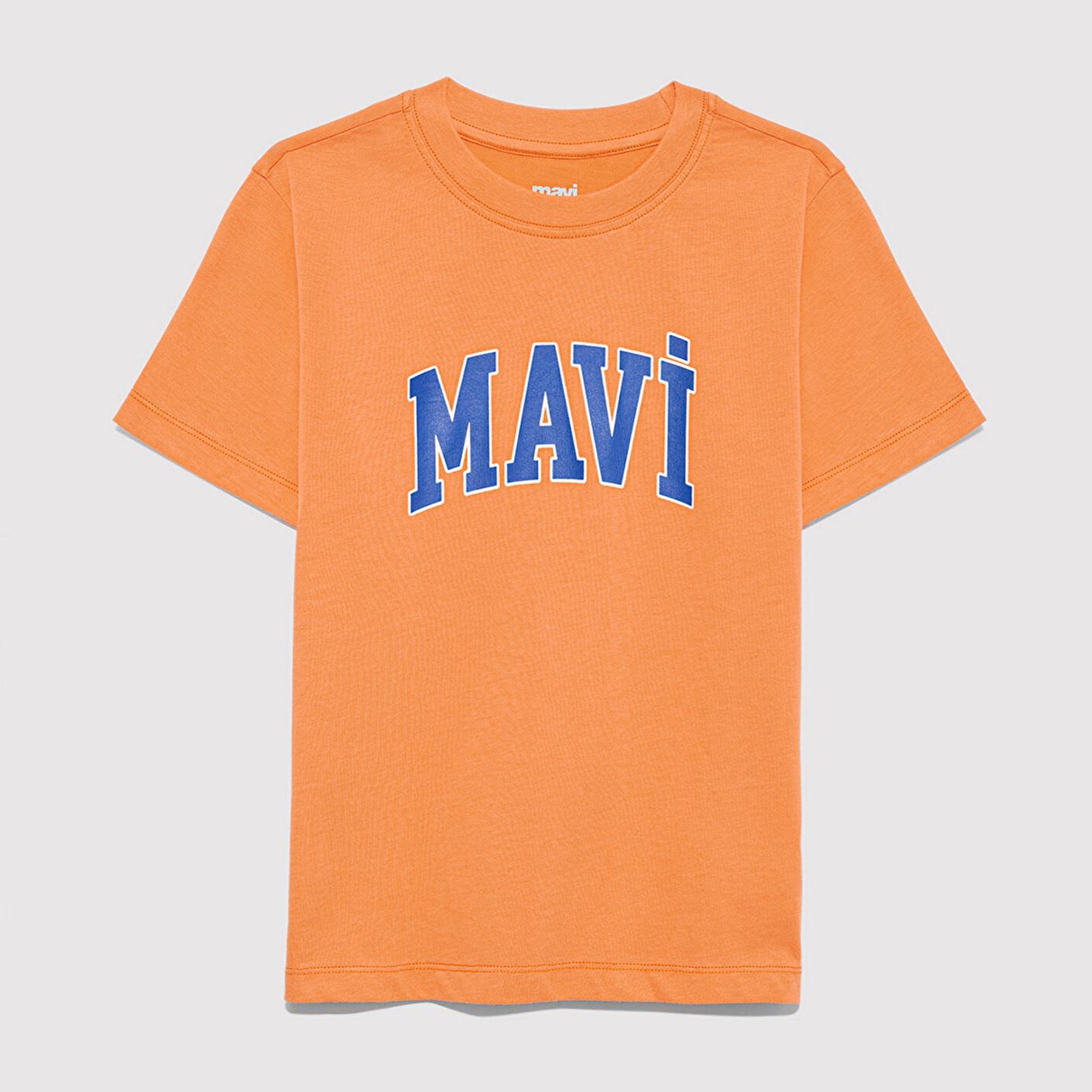 Mavi Mavi Logo Baskılı Turuncu Tişört Regular Fit / Normal Kesim 6610030-71421