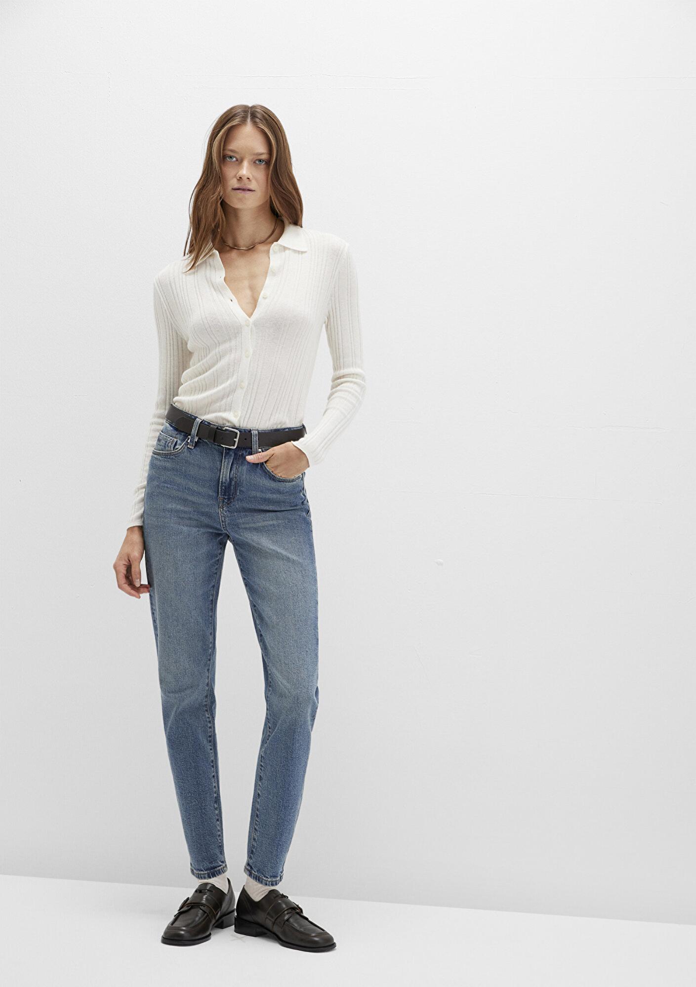 Mavi Cindy Classic Denim Gölgeli Indigo Mavisi Jean Pantolon 100277-90498