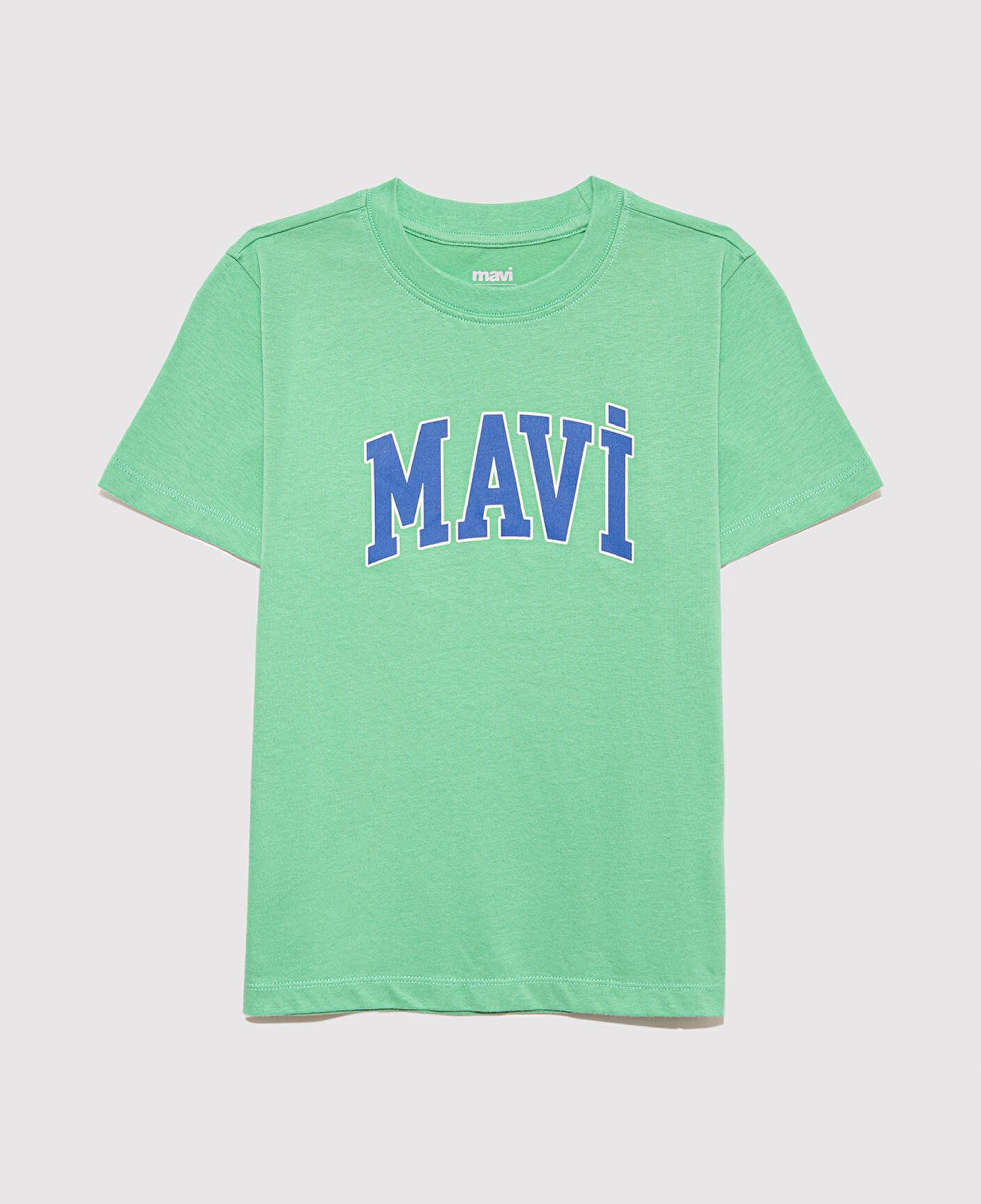 Mavi Mavi Logo Baskılı Yeşil Tişört Regular Fit / Normal Kesim 6610030-71789