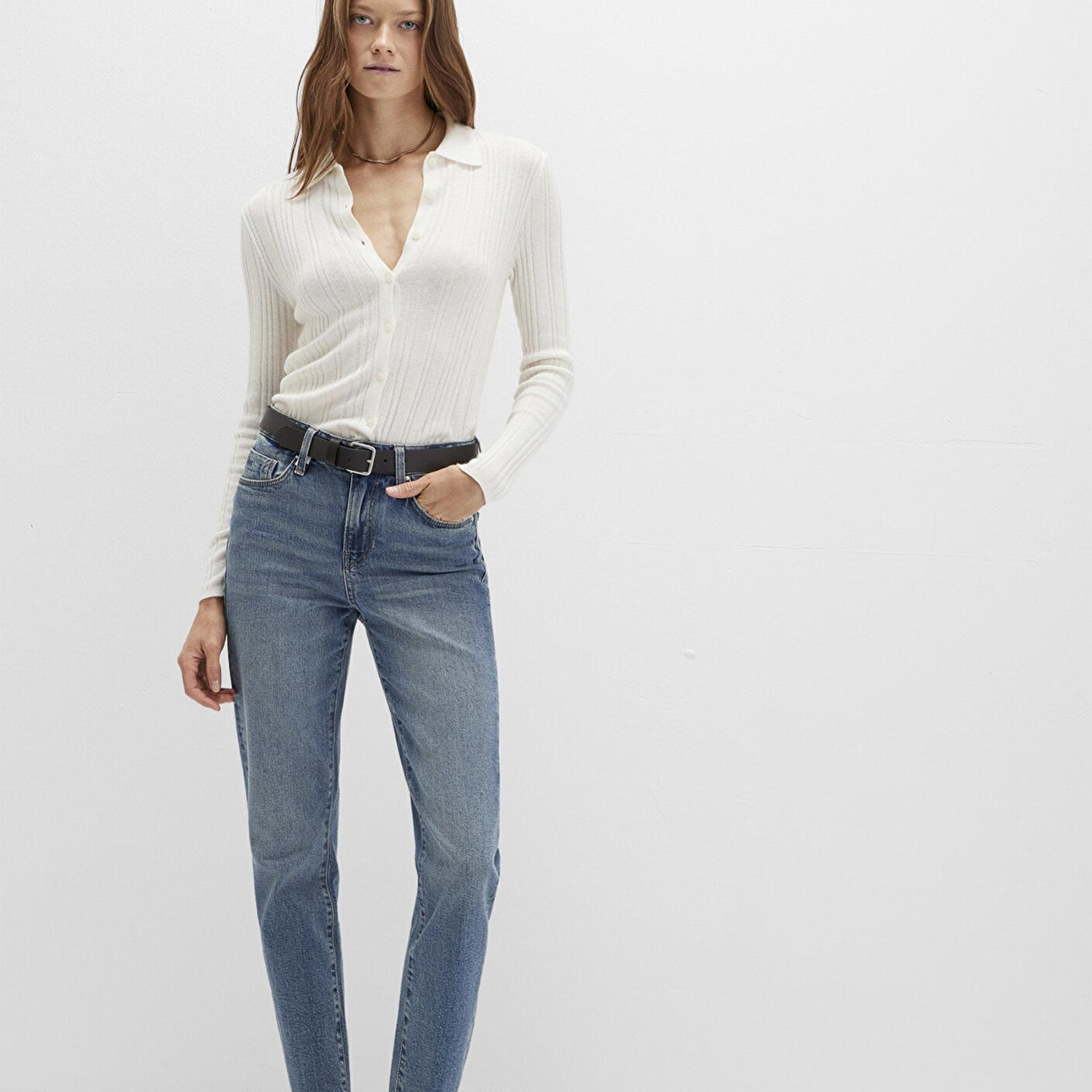 Mavi Cindy Classic Denim Gölgeli Indigo Mavisi Jean Pantolon 100277-90498