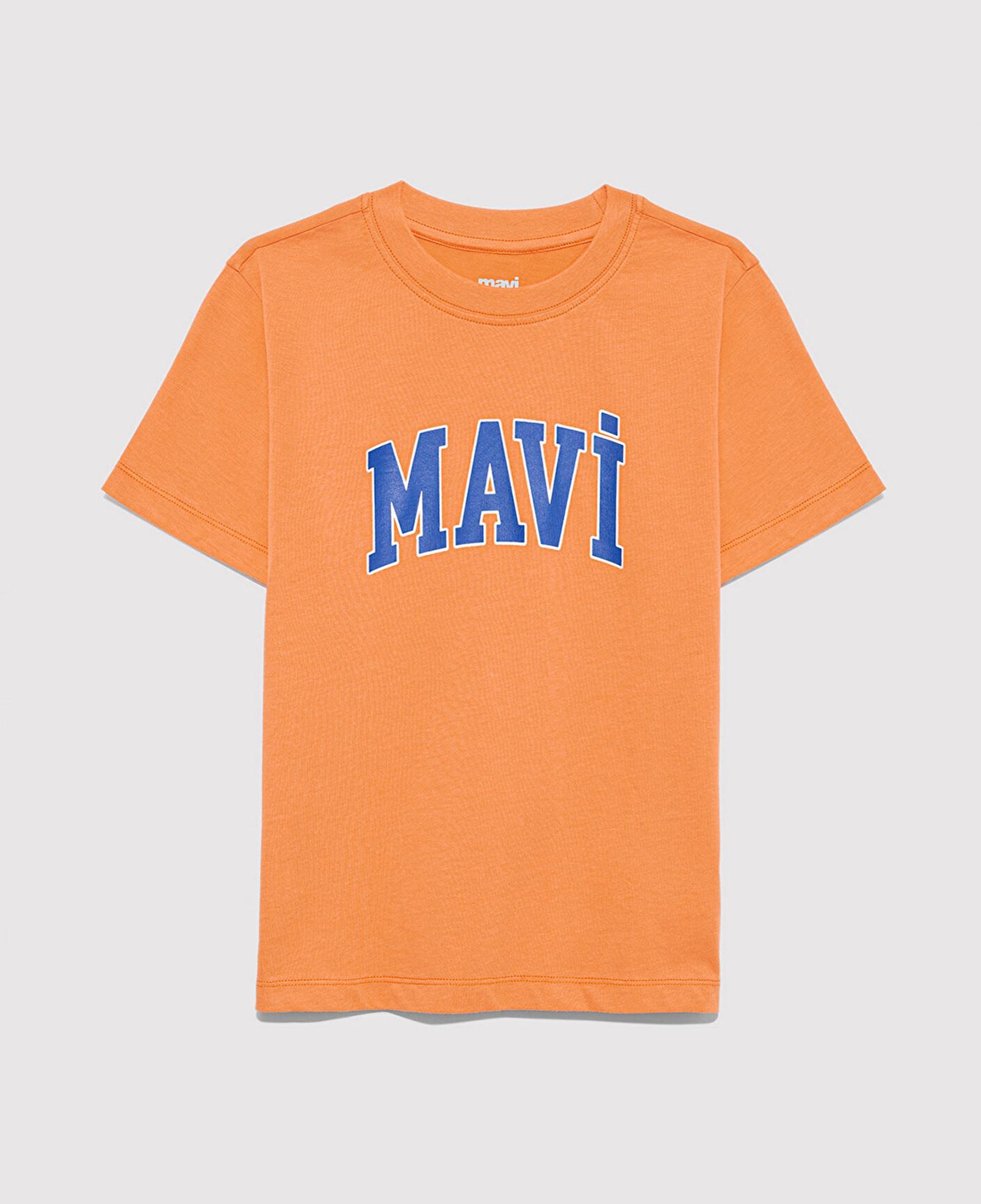 Mavi Mavi Logo Baskılı Turuncu Tişört Regular Fit / Normal Kesim 6610030-71421
