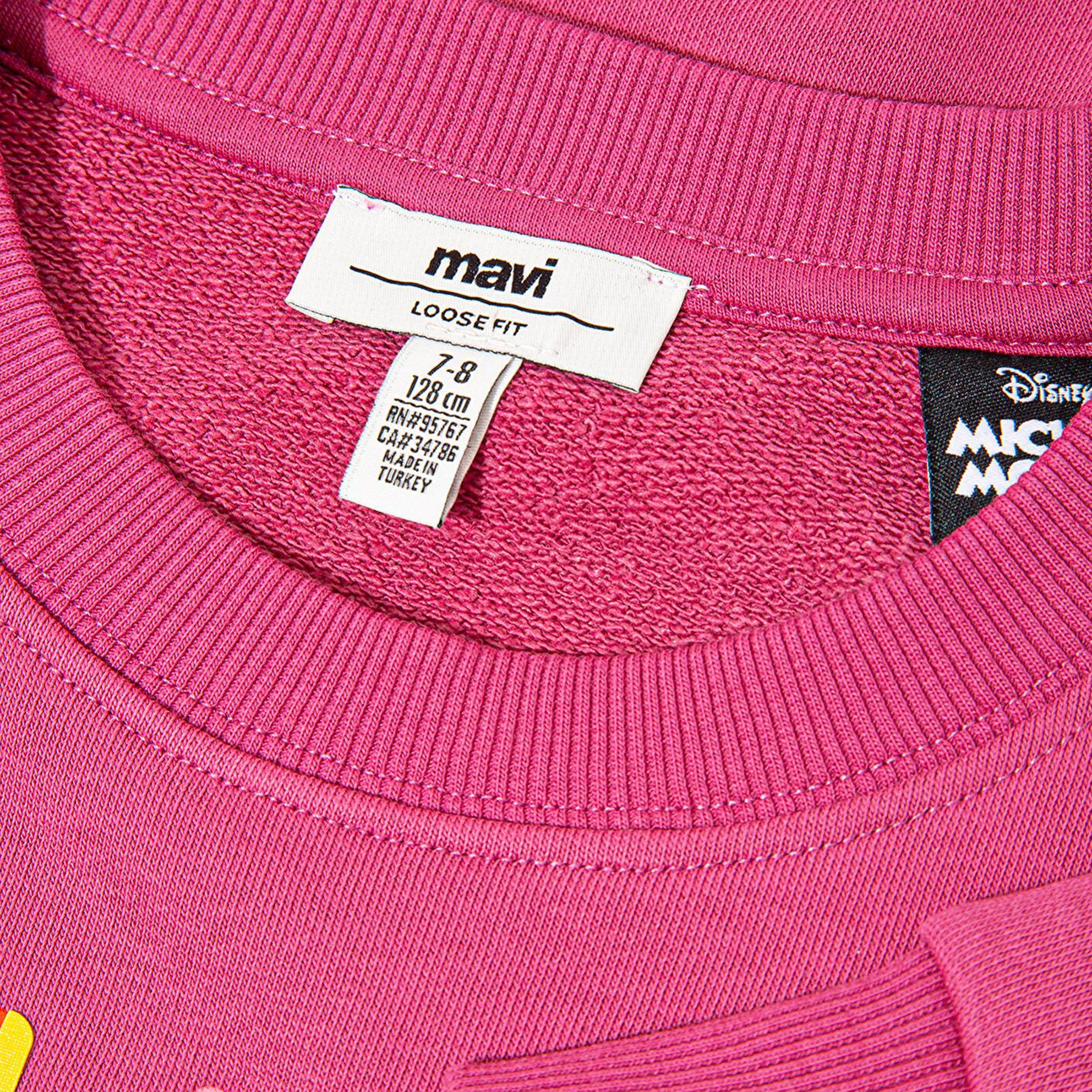 Mavi Mickey Baskılı Pembe Sweatshirt 7S10142-71085