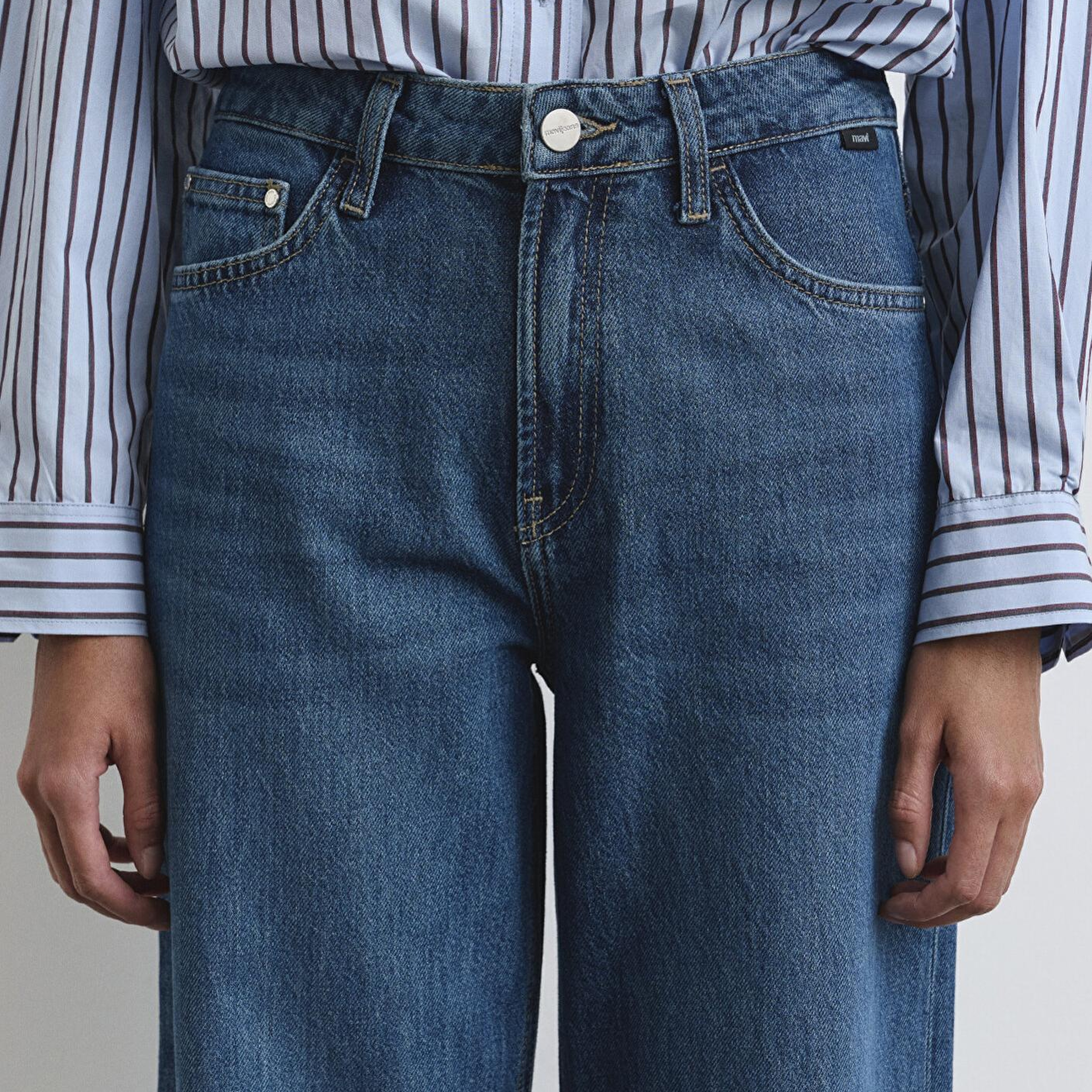 Mavi Malibu Icon Puslu Koyu Mavi Jean Pantolon 1010152-90516