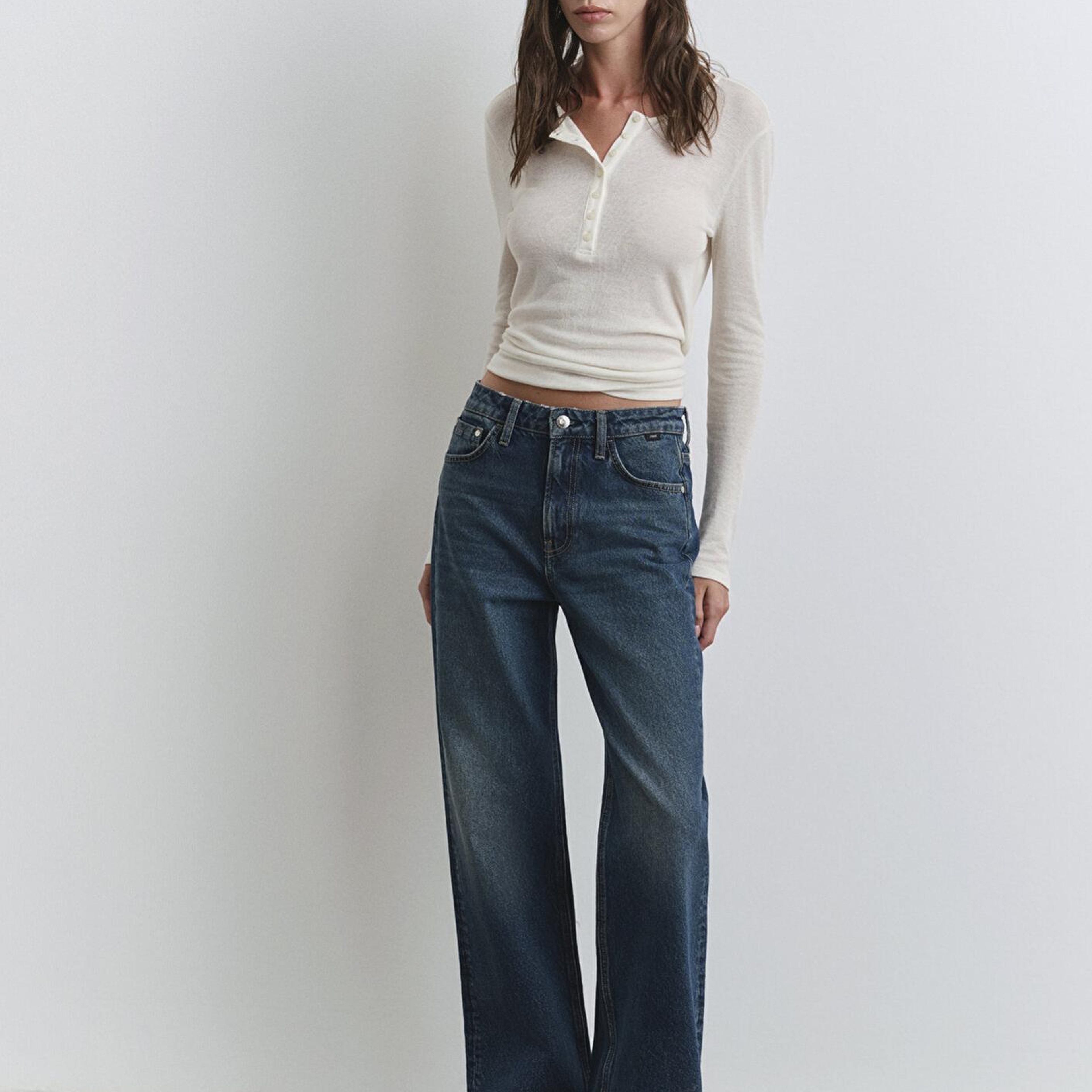 Mavi Victoria Classic Denim Gölgeli Koyu Mavi Jean Pantolon 101072-90539