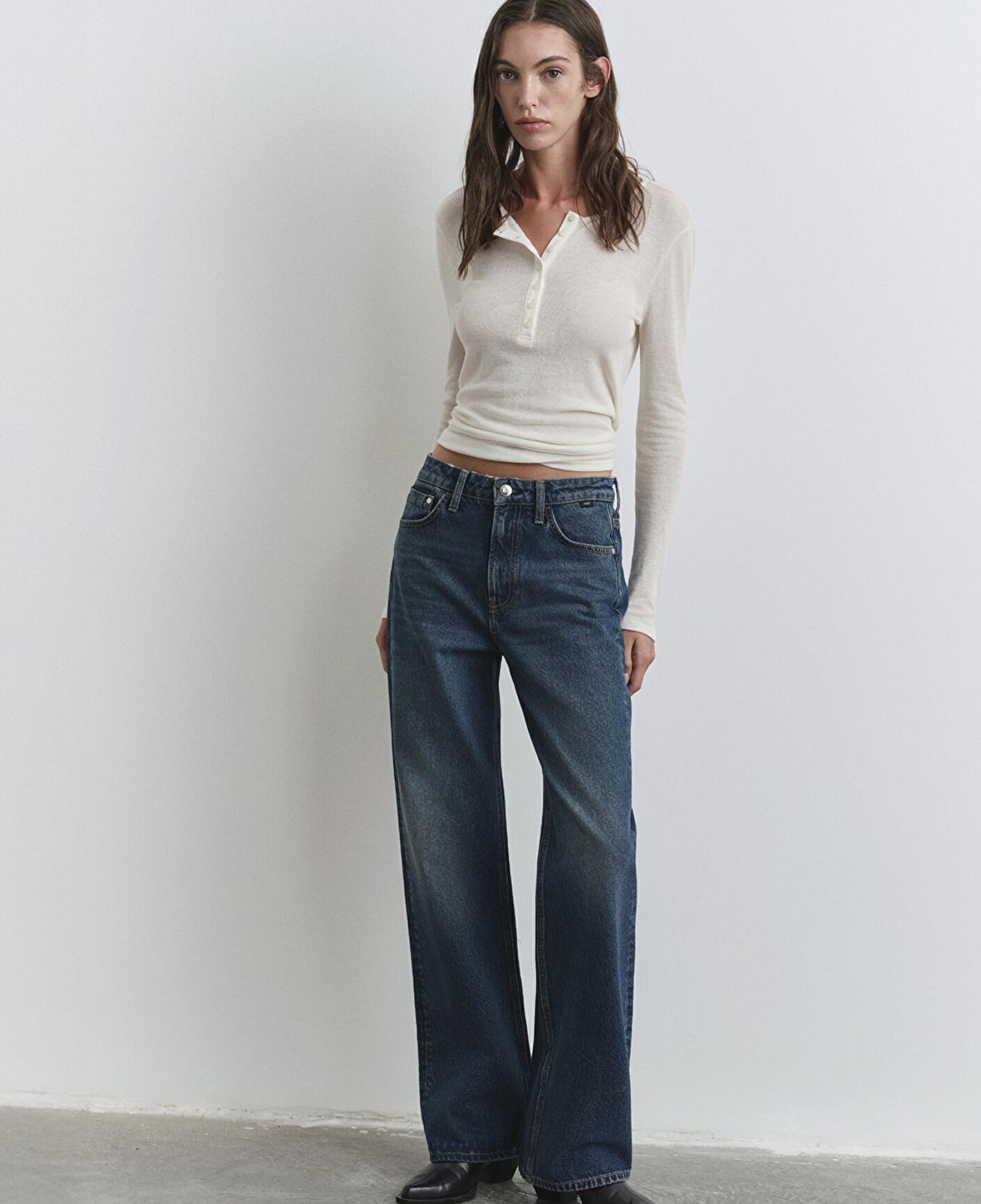 Mavi Victoria Classic Denim Gölgeli Koyu Mavi Jean Pantolon 101072-90539