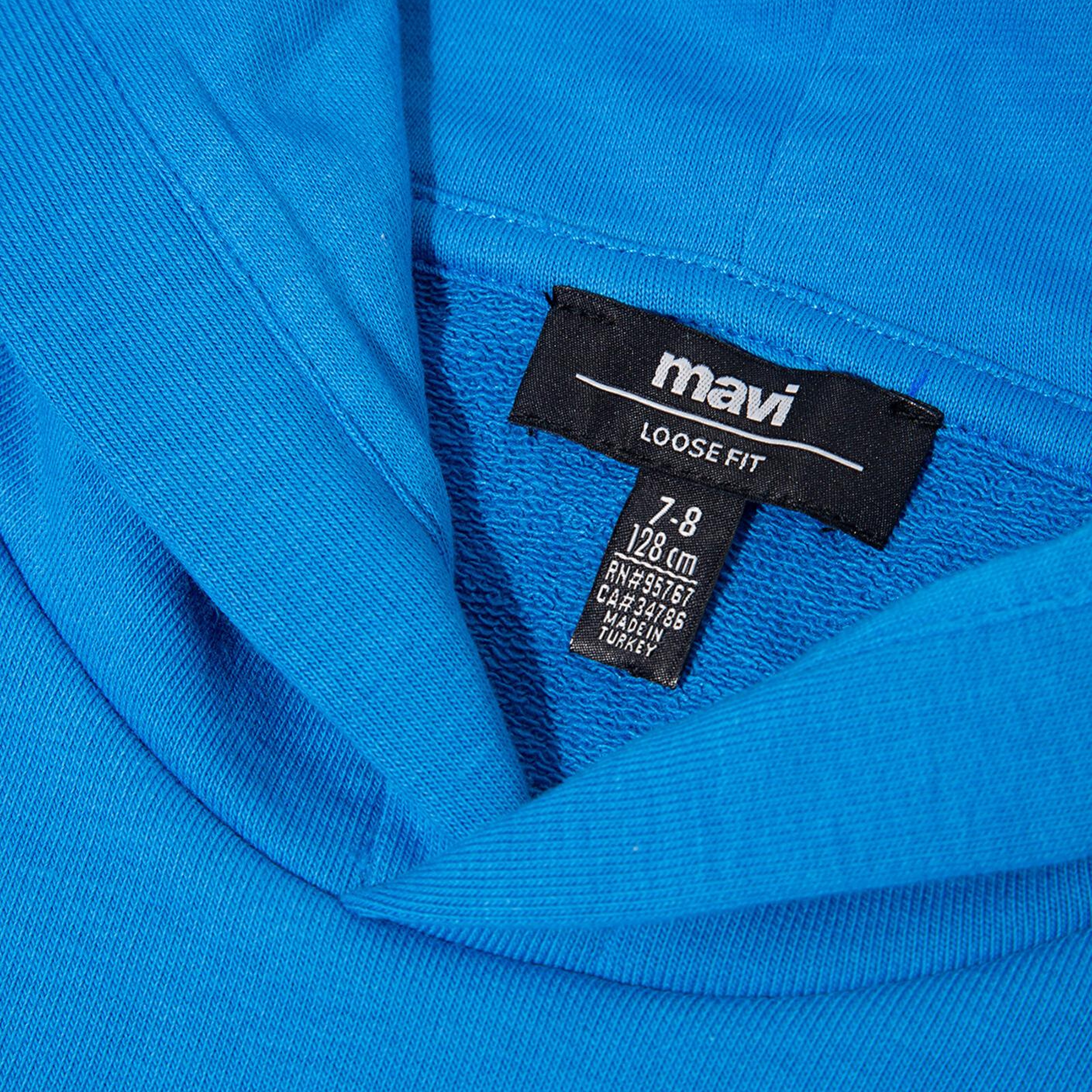 Mavi PlayStation Baskılı Kapüşonlu Mavi Sweatshirt​ 6S10131-70772