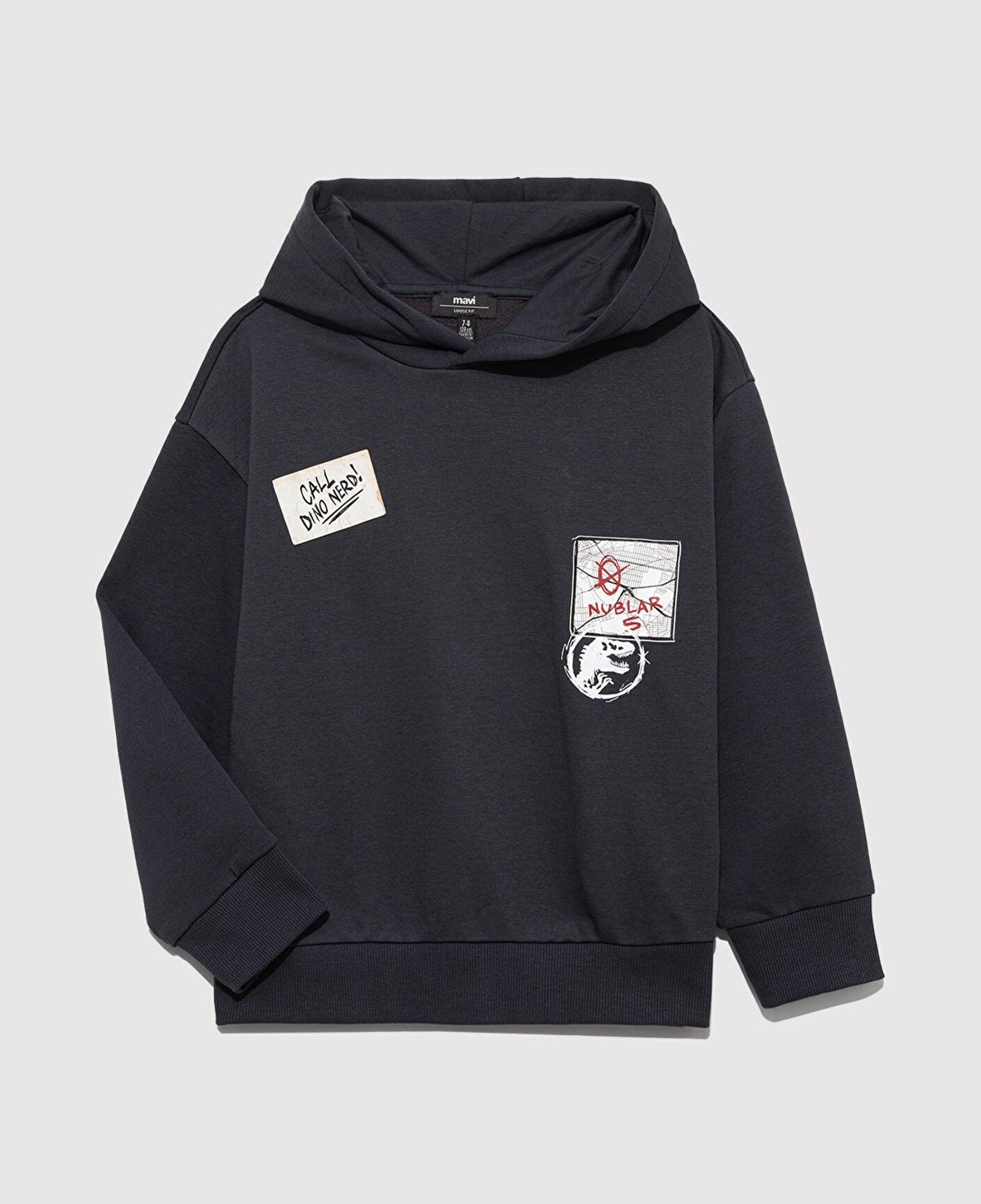 Mavi Jurassic Park Baskılı Antrasit Sweatshirt 6S10135-70087