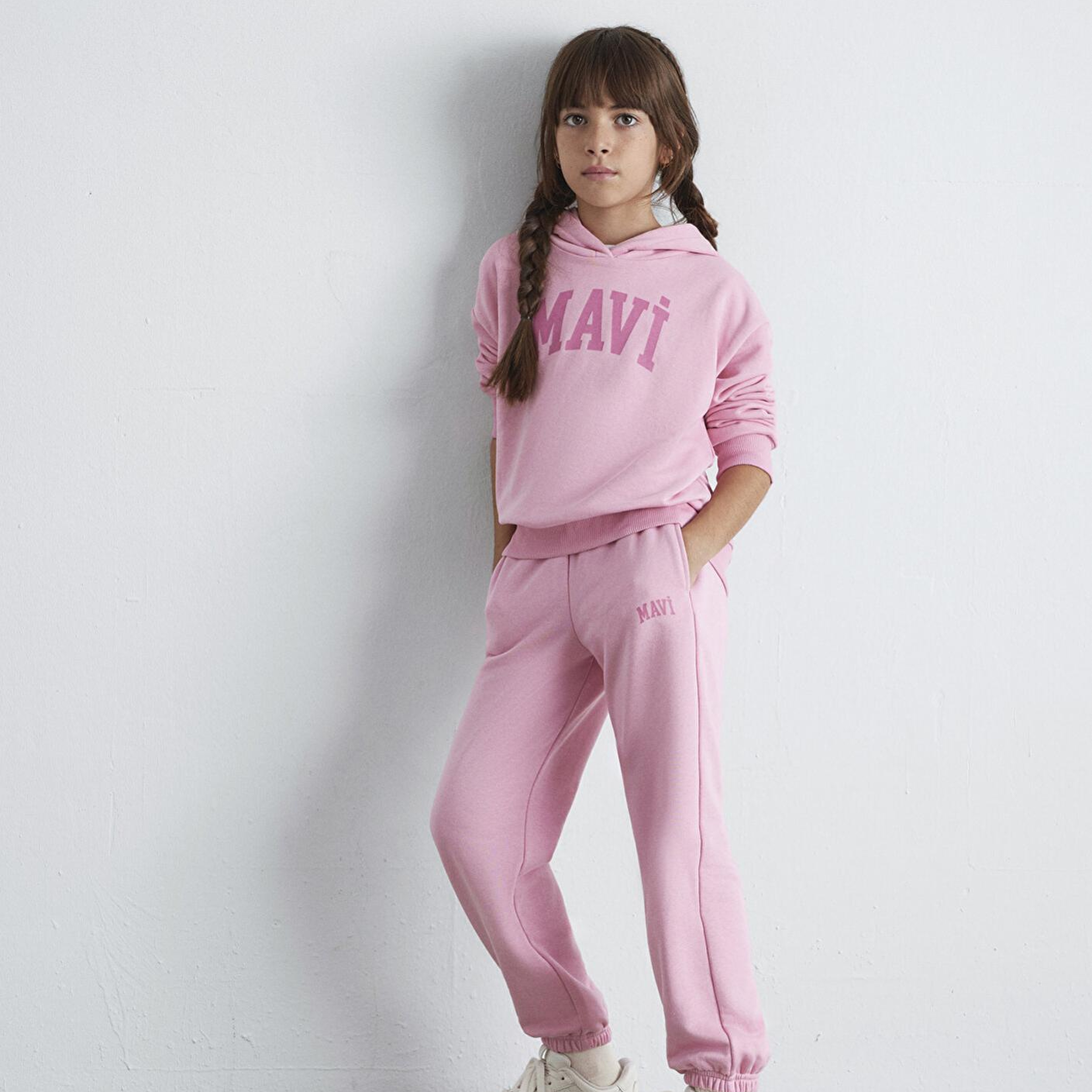 Mavi Mavi Logo Baskılı Pembe Eşofman Altı 7010041-70972