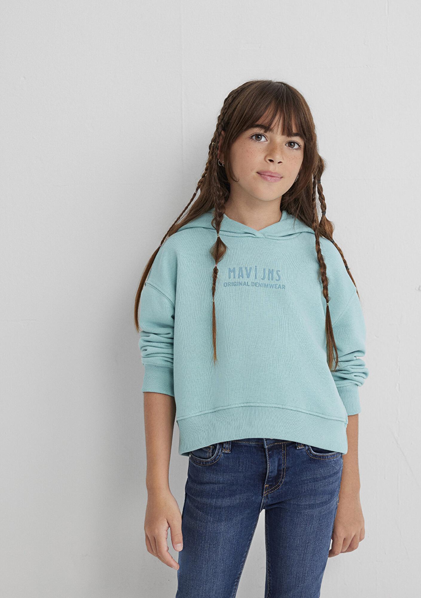 Mavi Mavi Baskılı Yeşil Sweatshirt 7S10145-71748