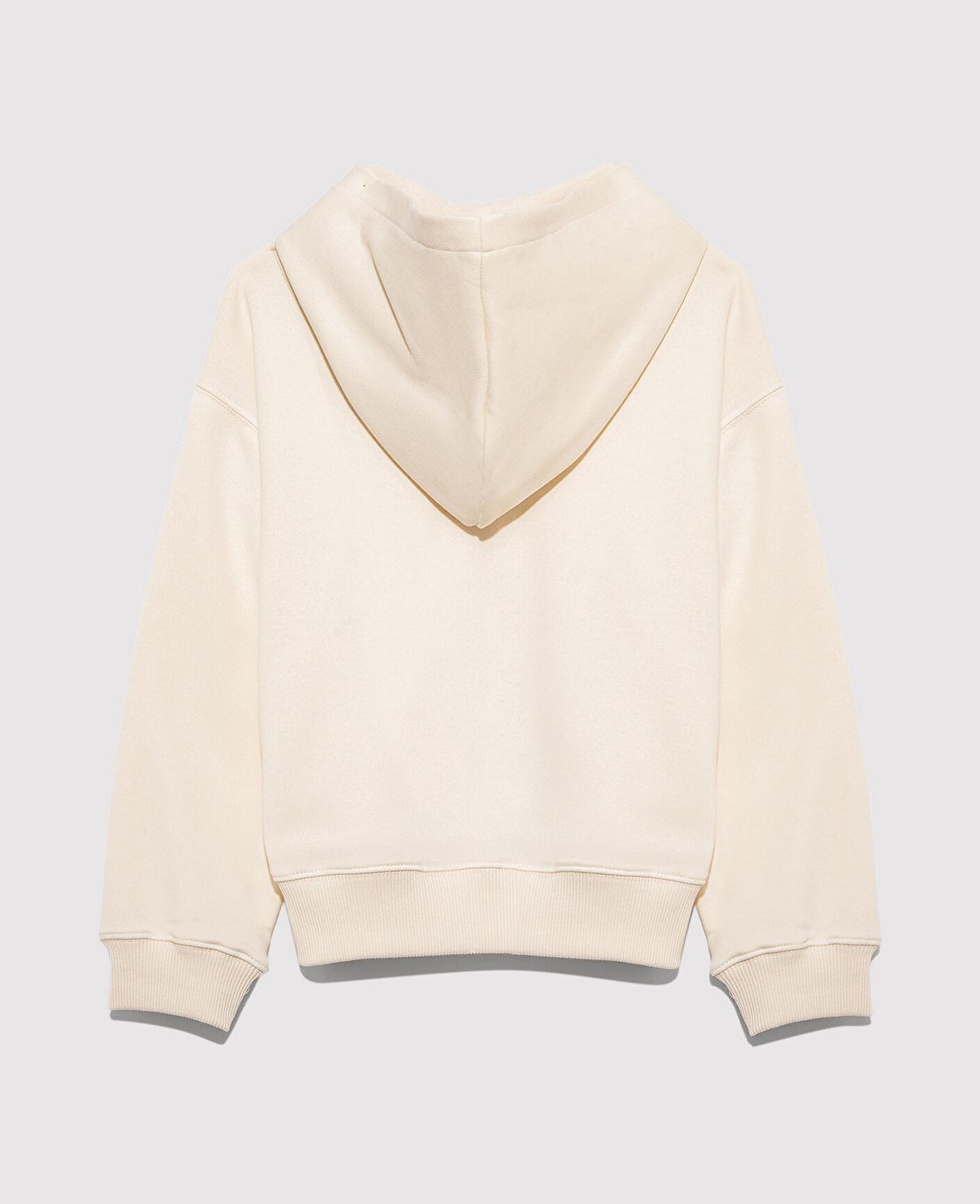 Mavi Mavi Patch Logo Fermuarlı Bej Sweatshirt 7S10144-70072