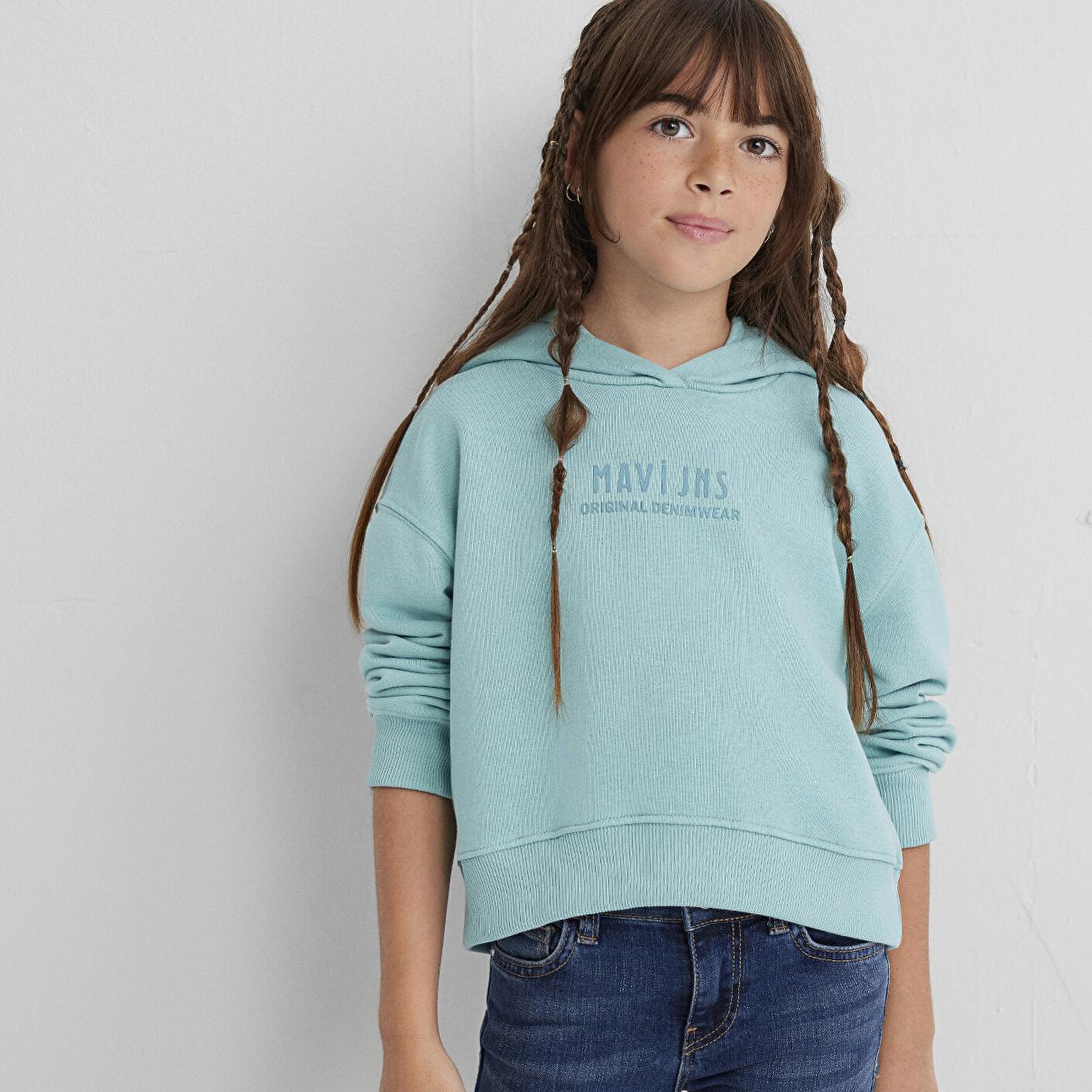 Mavi Mavi Baskılı Yeşil Sweatshirt 7S10145-71748