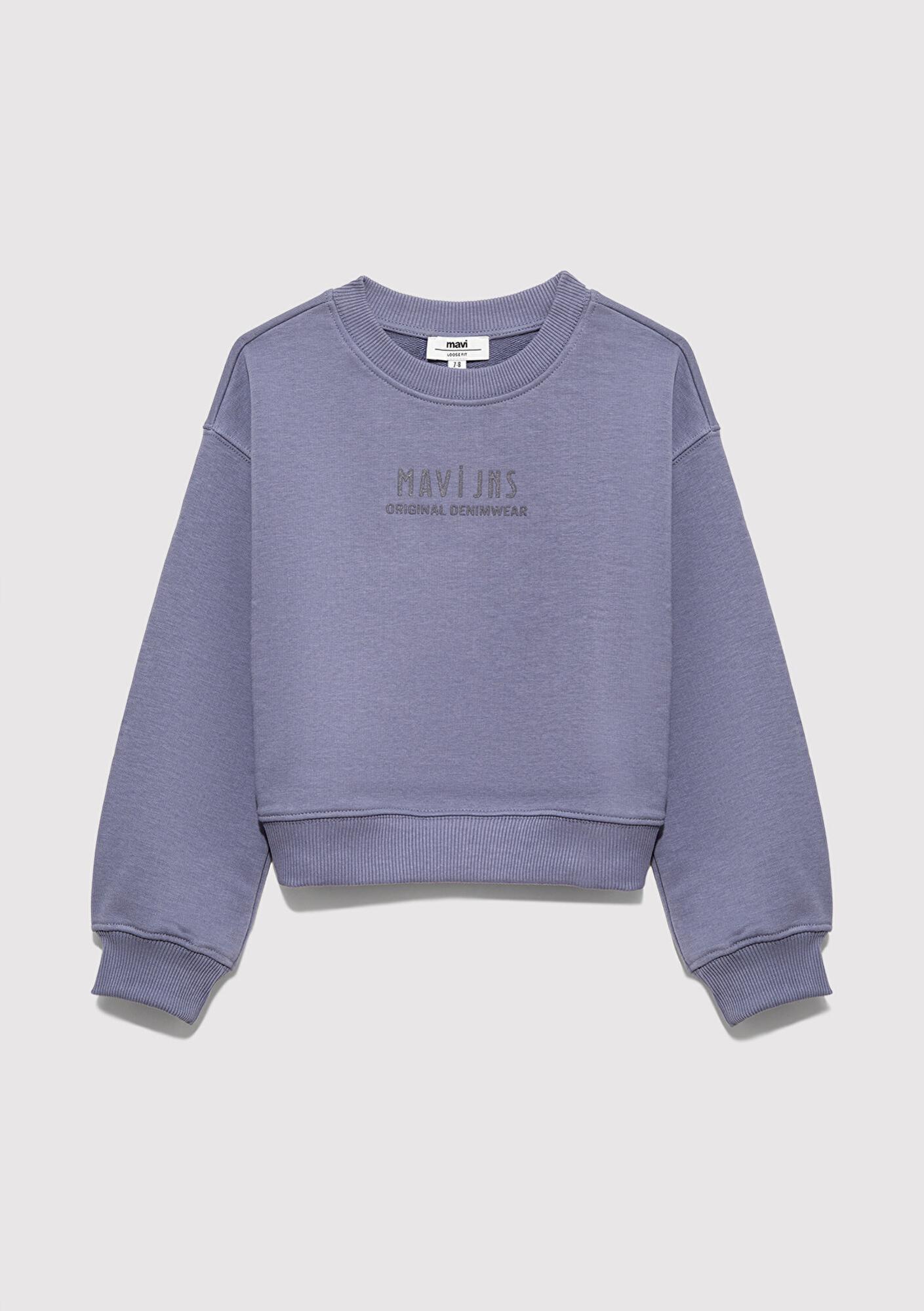 Mavi Mavi Jns Baskılı Mor Sweatshirt 7S10146-88095