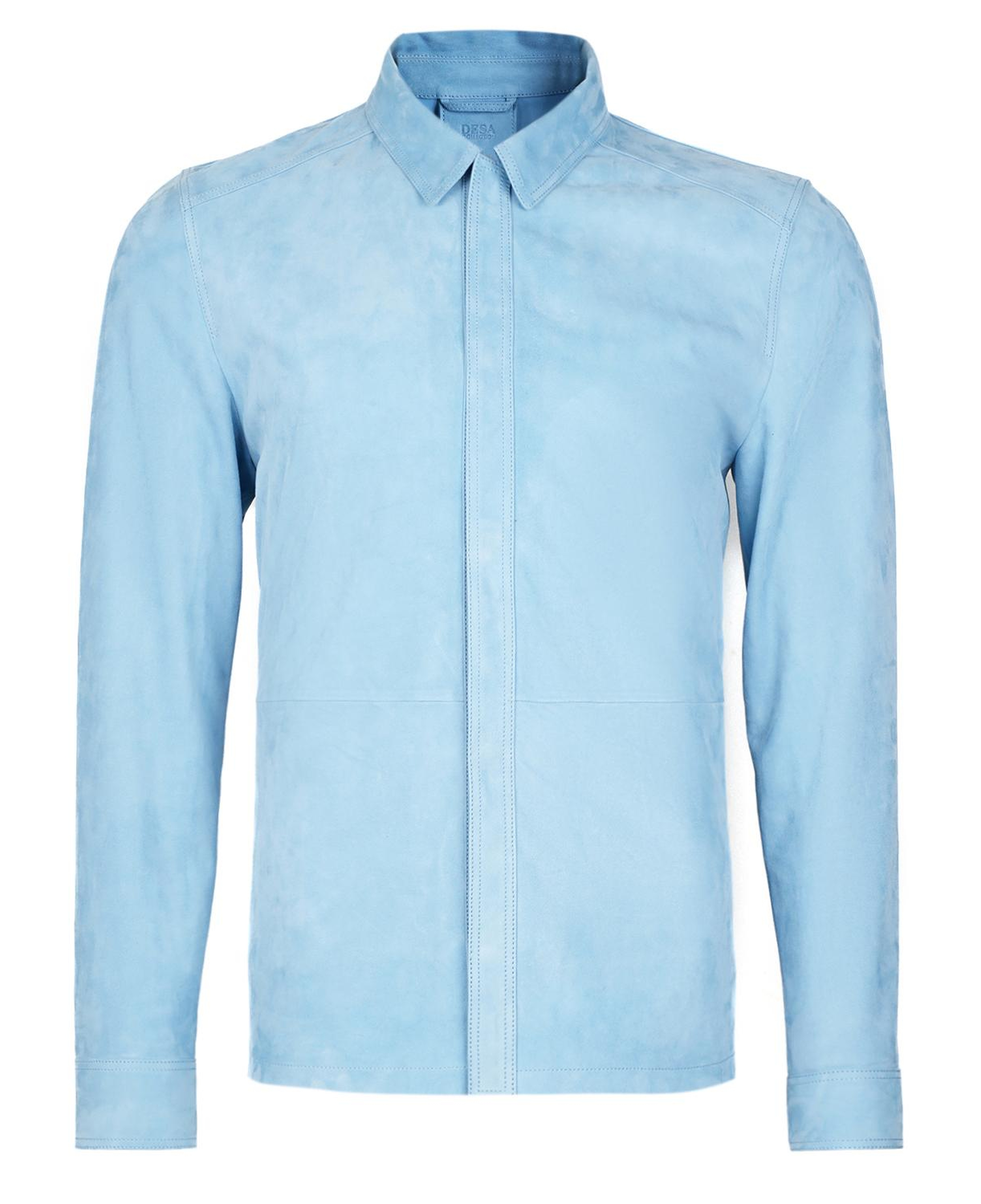 Osvaldo Mavi Erkek Süet Gömlek