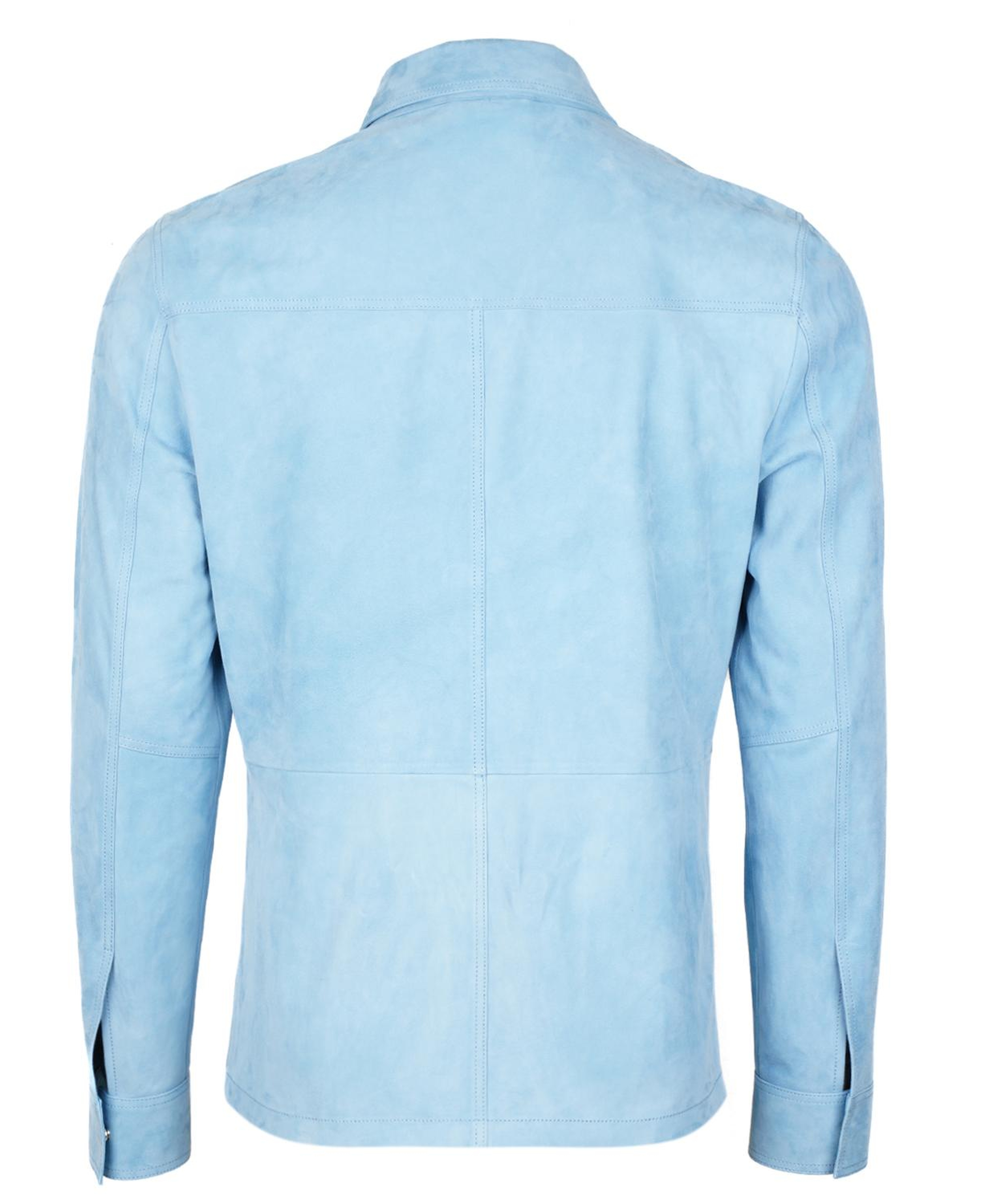 Osvaldo Mavi Erkek Süet Gömlek