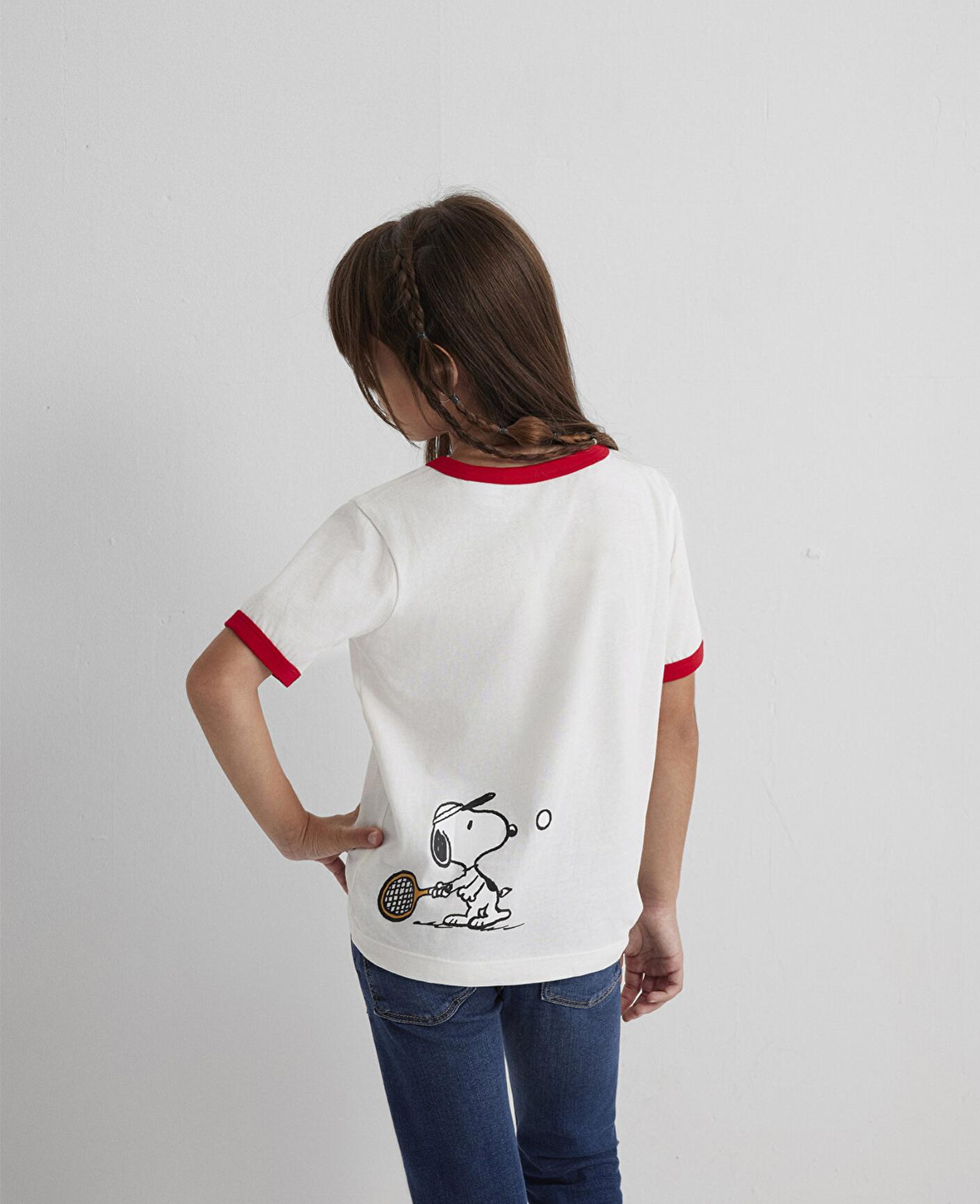 Mavi Peanuts Baskılı Ekru Tişört Regular Fit / Normal Kesim 7610371-70057