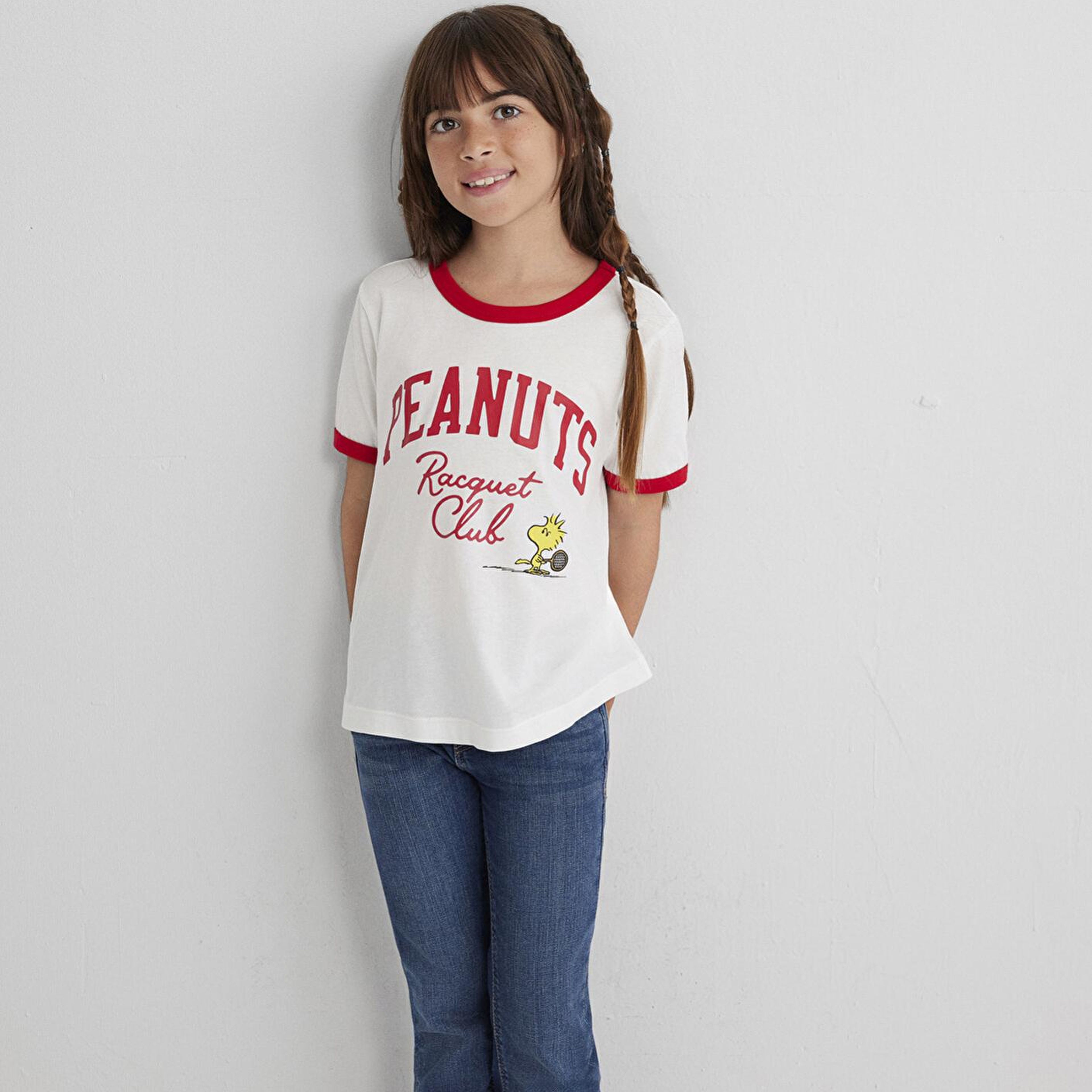 Mavi Peanuts Baskılı Ekru Tişört Regular Fit / Normal Kesim 7610371-70057