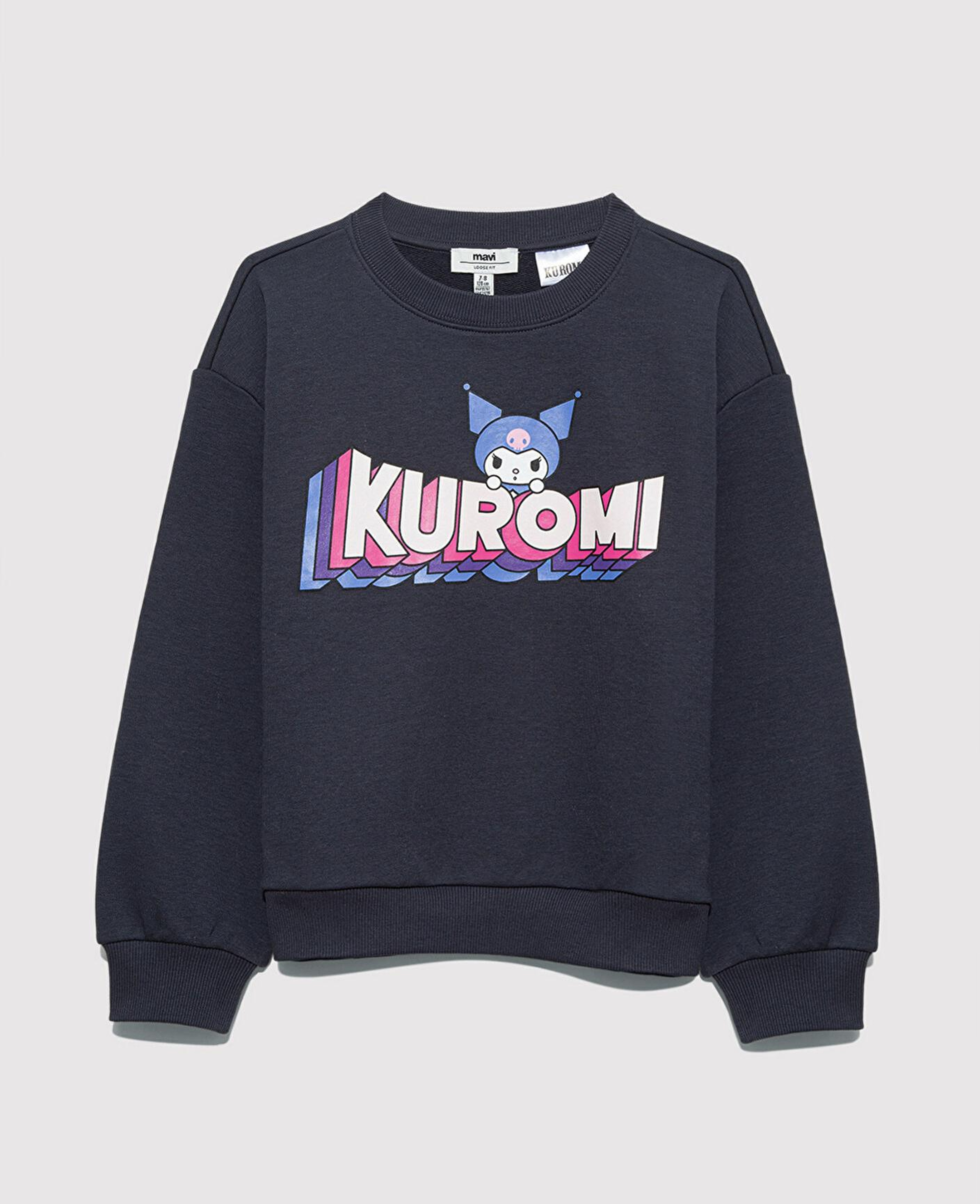 Mavi Kuromi Baskılı Antrasit Sweatshirt 7S10139-70087