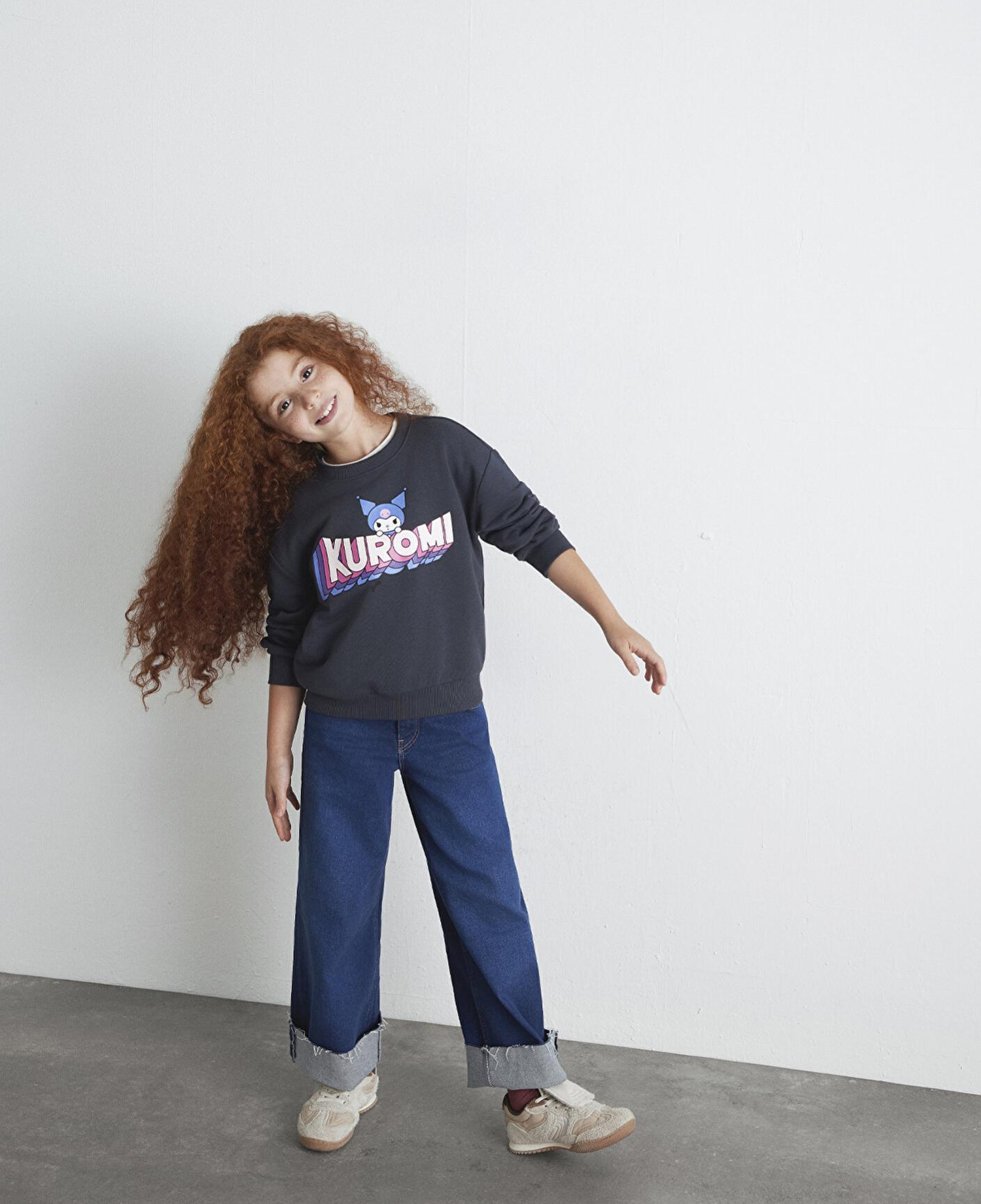 Mavi Kuromi Baskılı Antrasit Sweatshirt 7S10139-70087