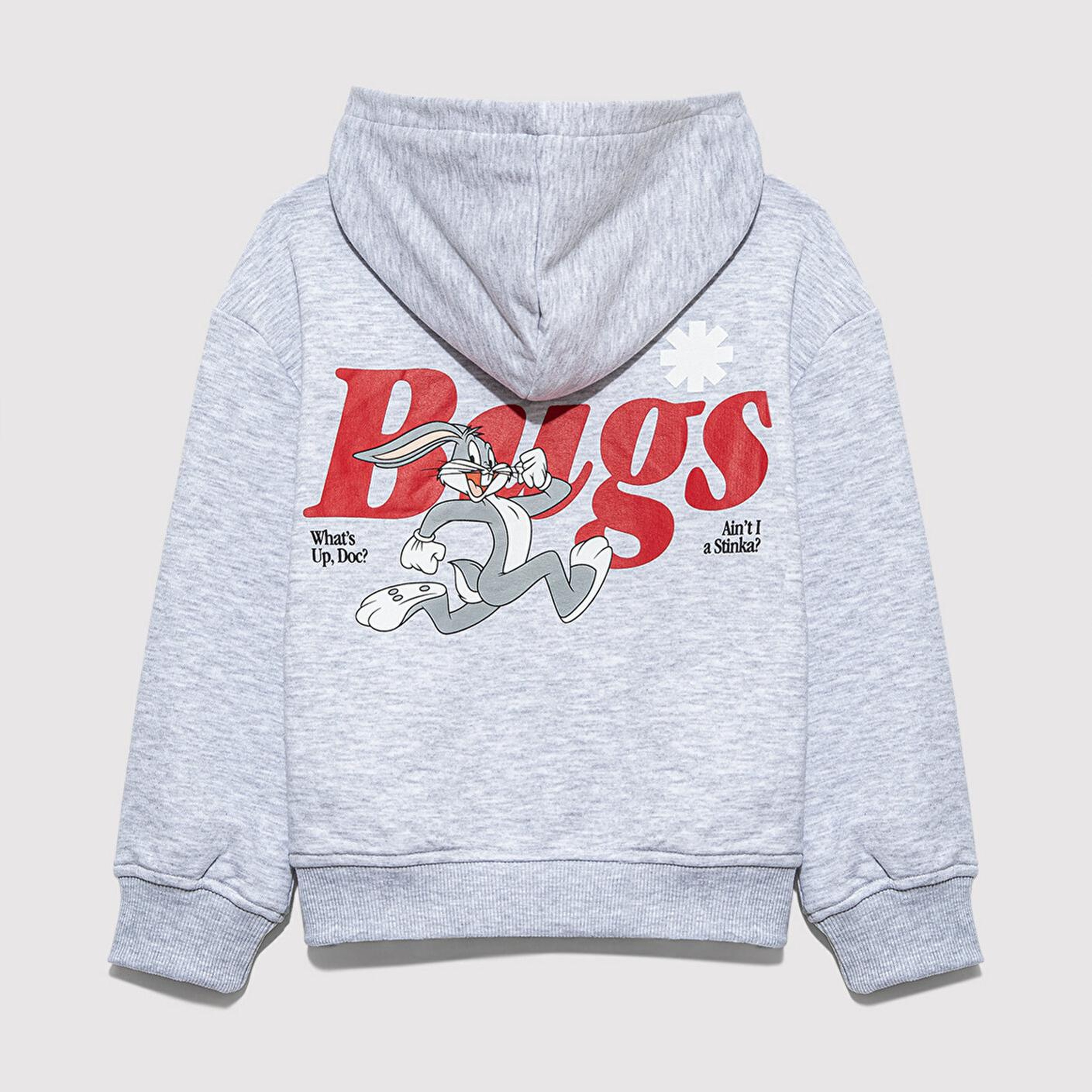 Mavi Looney Tunes Baskılı Kapüşonlu Gri Sweatshirt 7S10134-88467
